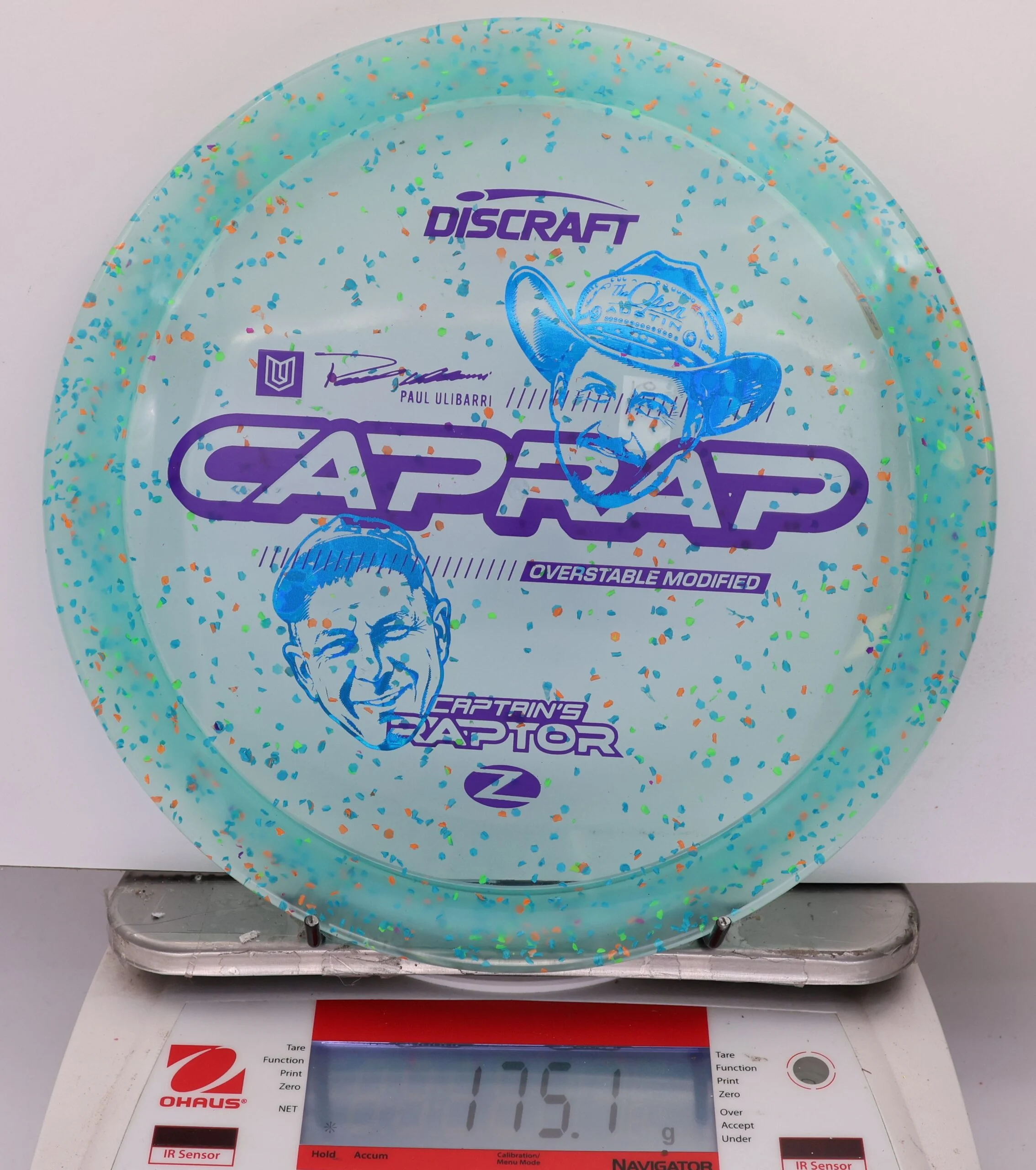 867939 Z Confetti Captain's Raptor, 2026 Paul Ulibari Faces - #09 LtTeal, 175