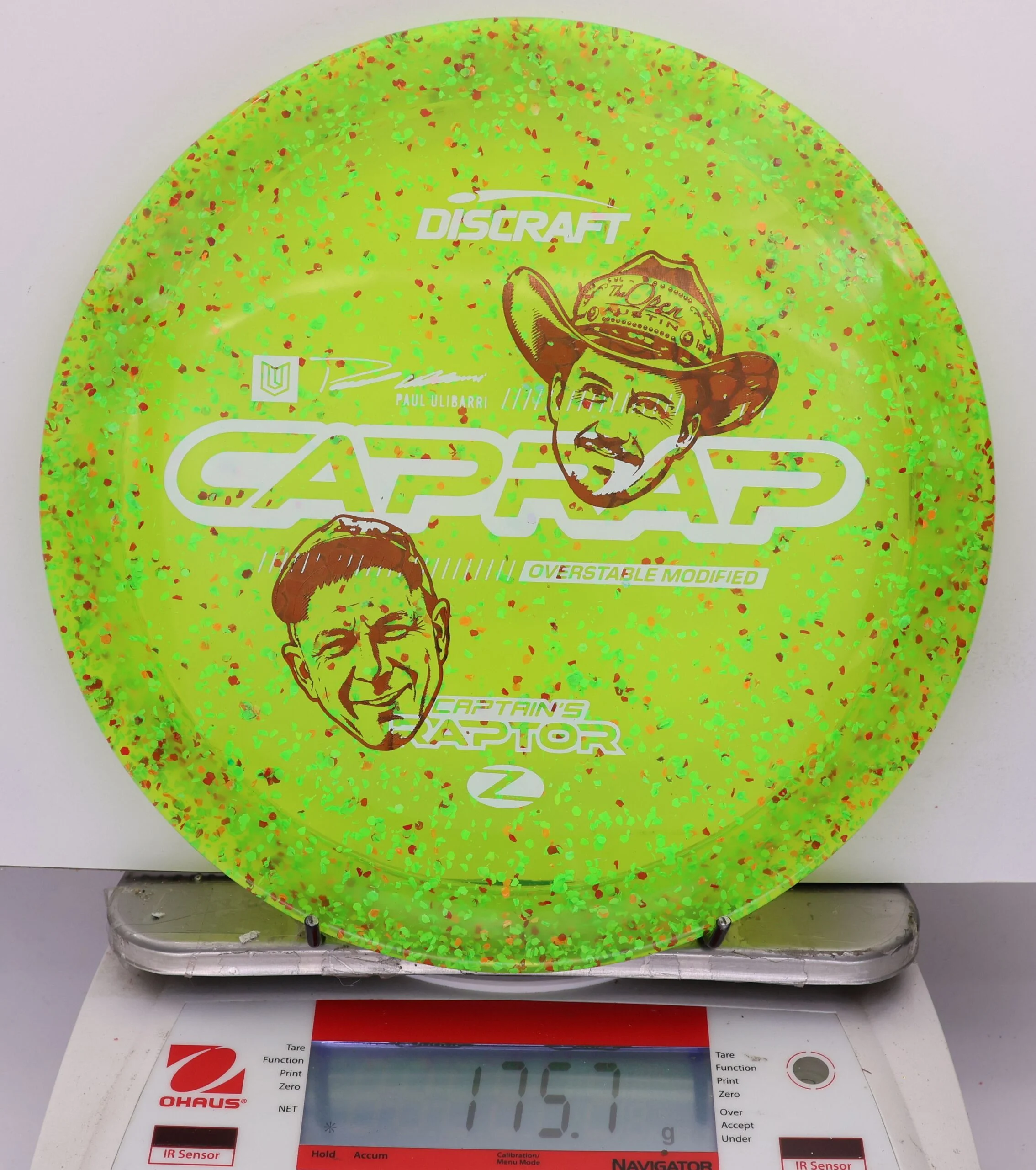 867941 Z Confetti Captain's Raptor, 2026 Paul Ulibari Faces - #11 NGreen, 176