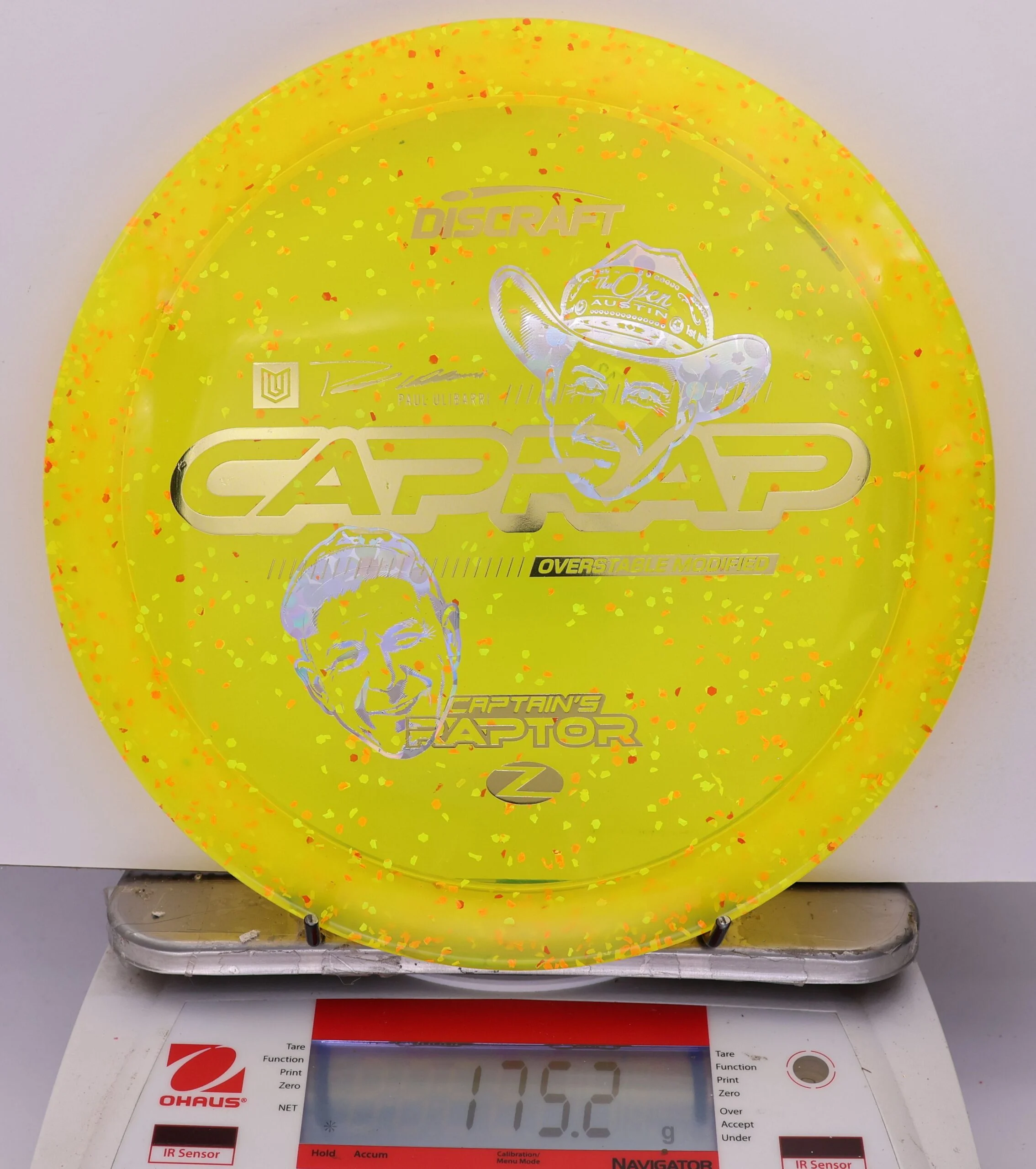 867966 Z Confetti Captain's Raptor, 2026 Paul Ulibari Faces - #12 Yellow, 175