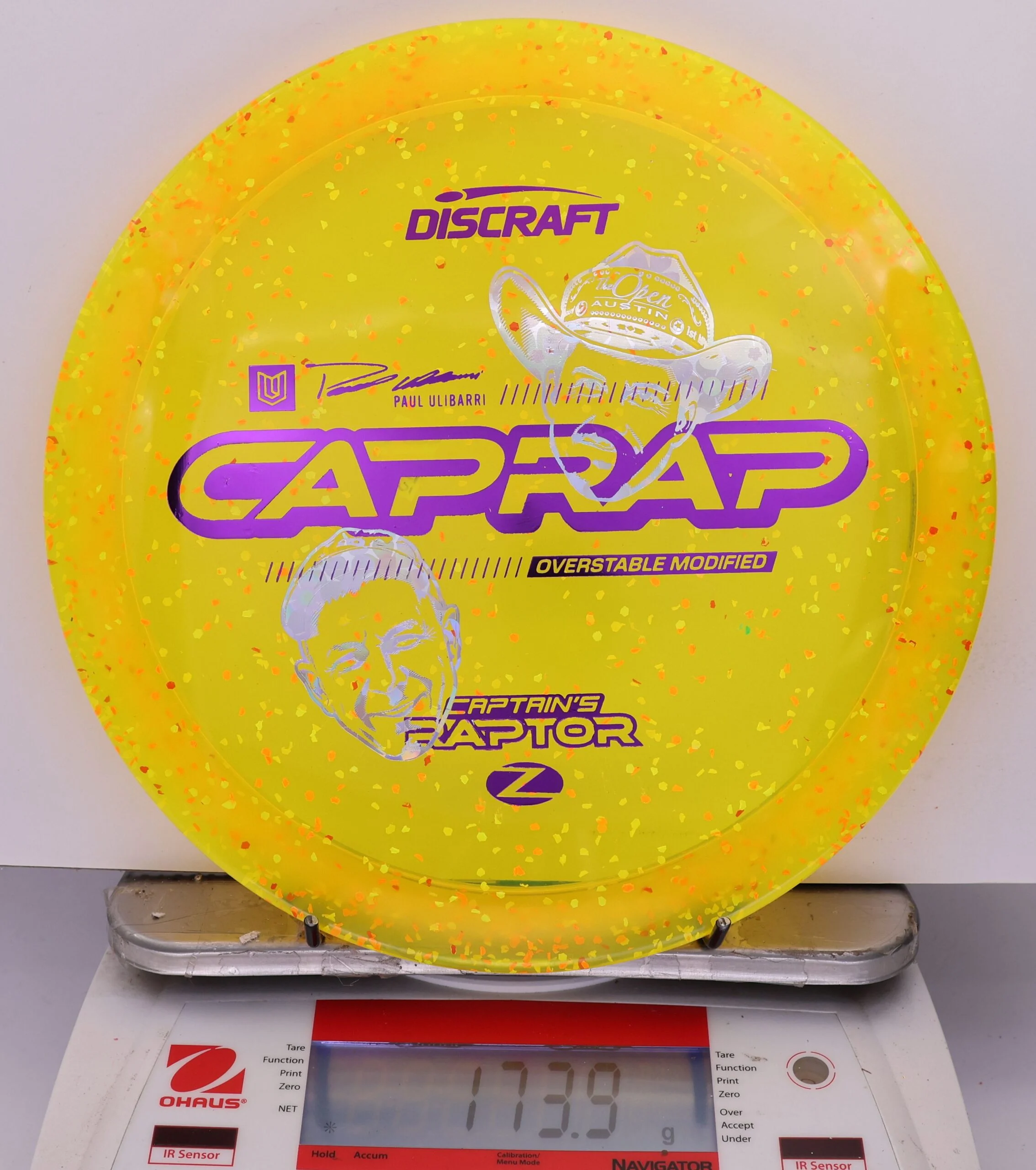 867967 Z Confetti Captain's Raptor, 2026 Paul Ulibari Faces - #13 Yellow, 174