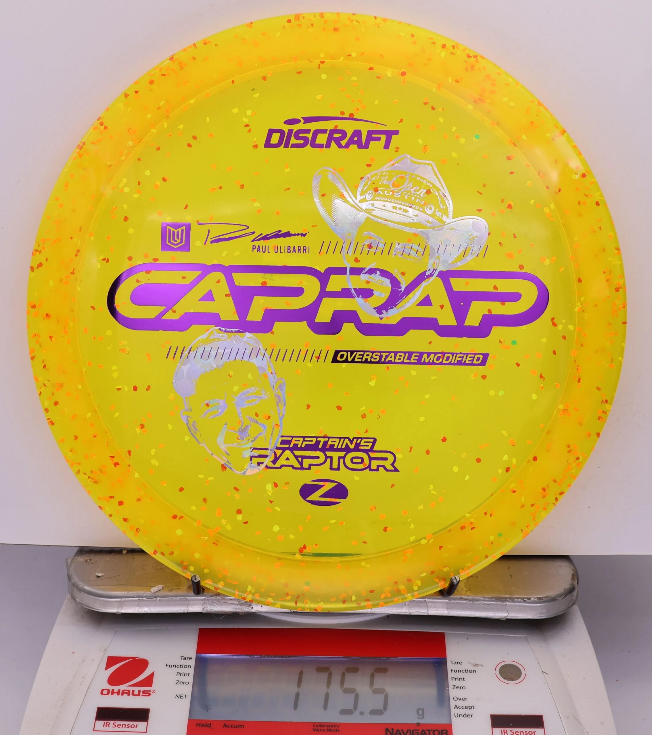 867968 Z Confetti Captain's Raptor, 2026 Paul Ulibari Faces - #14 Yellow, 176