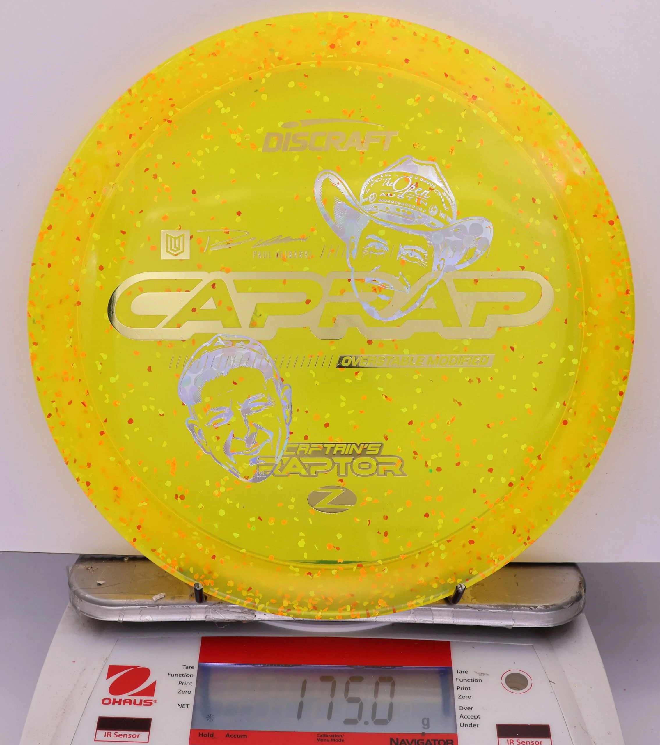 867969 Z Confetti Captain's Raptor, 2026 Paul Ulibari Faces - #15 Yellow, 175