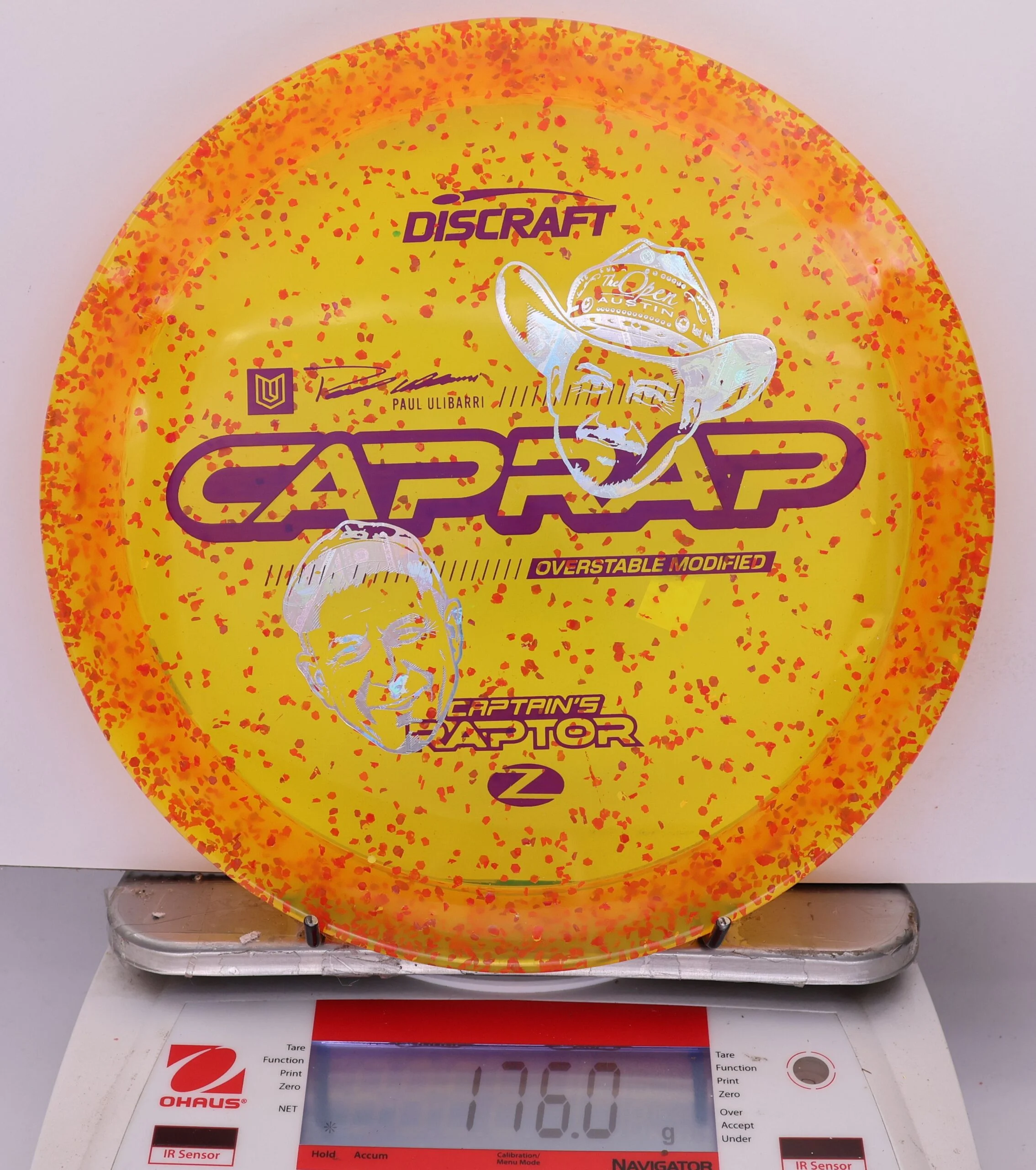 867970 Z Confetti Captain's Raptor, 2026 Paul Ulibari Faces - #16 Orange, 176