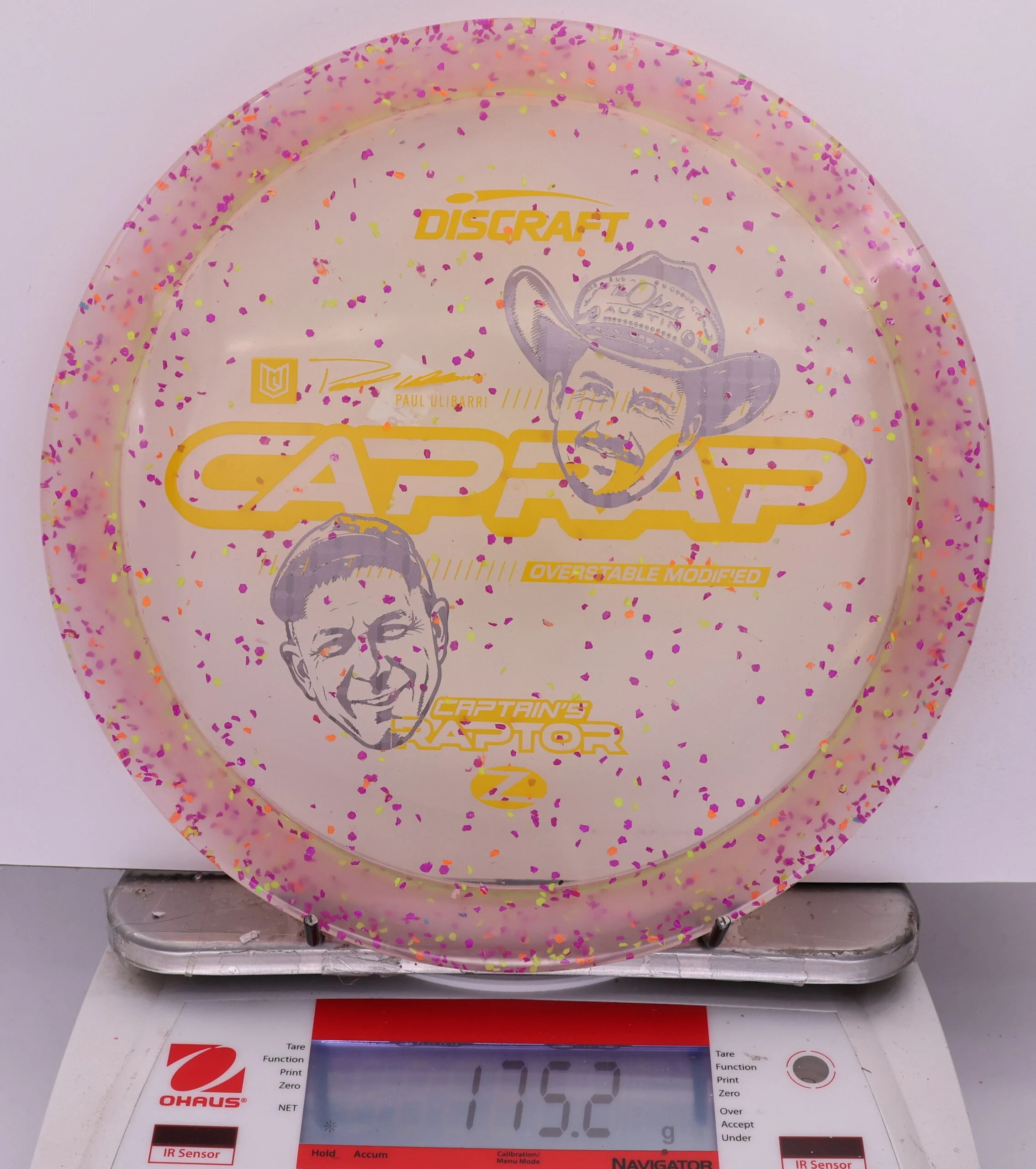 867996 Z Confetti Captain's Raptor, 2026 Paul Ulibari Faces - #18 ClearPink, 175