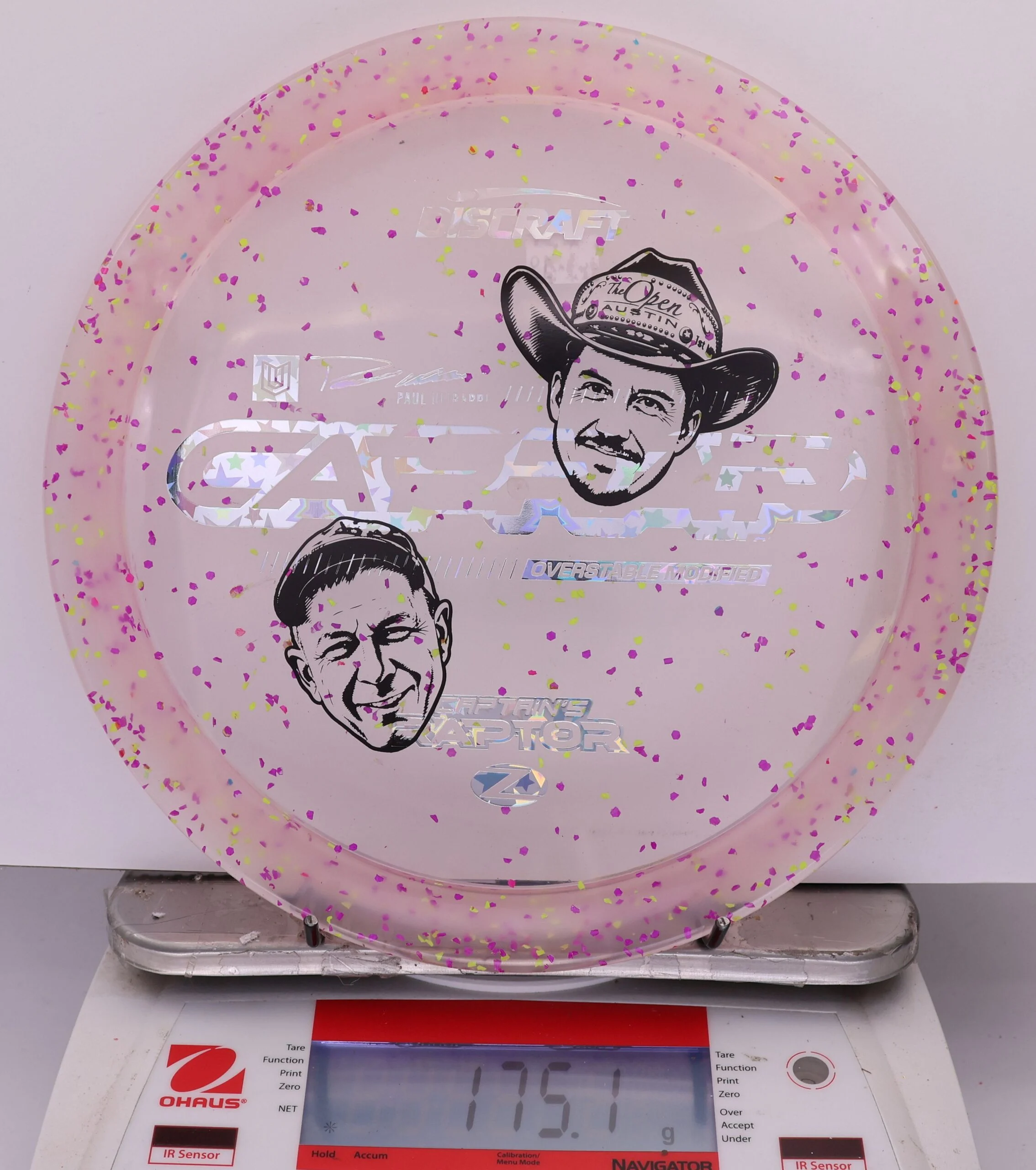 867997 Z Confetti Captain's Raptor, 2026 Paul Ulibari Faces - #19 ClearPink, 175