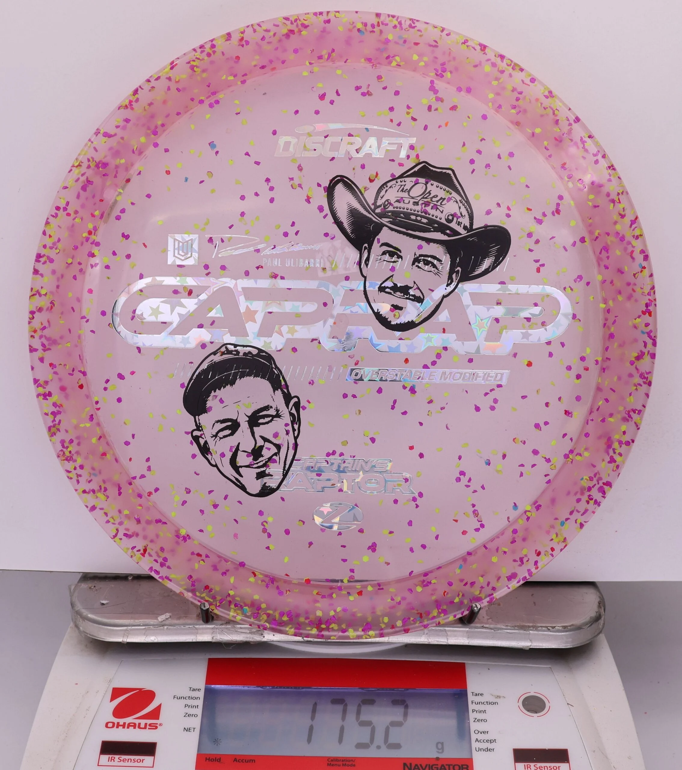 867998 Z Confetti Captain's Raptor, 2026 Paul Ulibari Faces - #20 ClearPink, 175