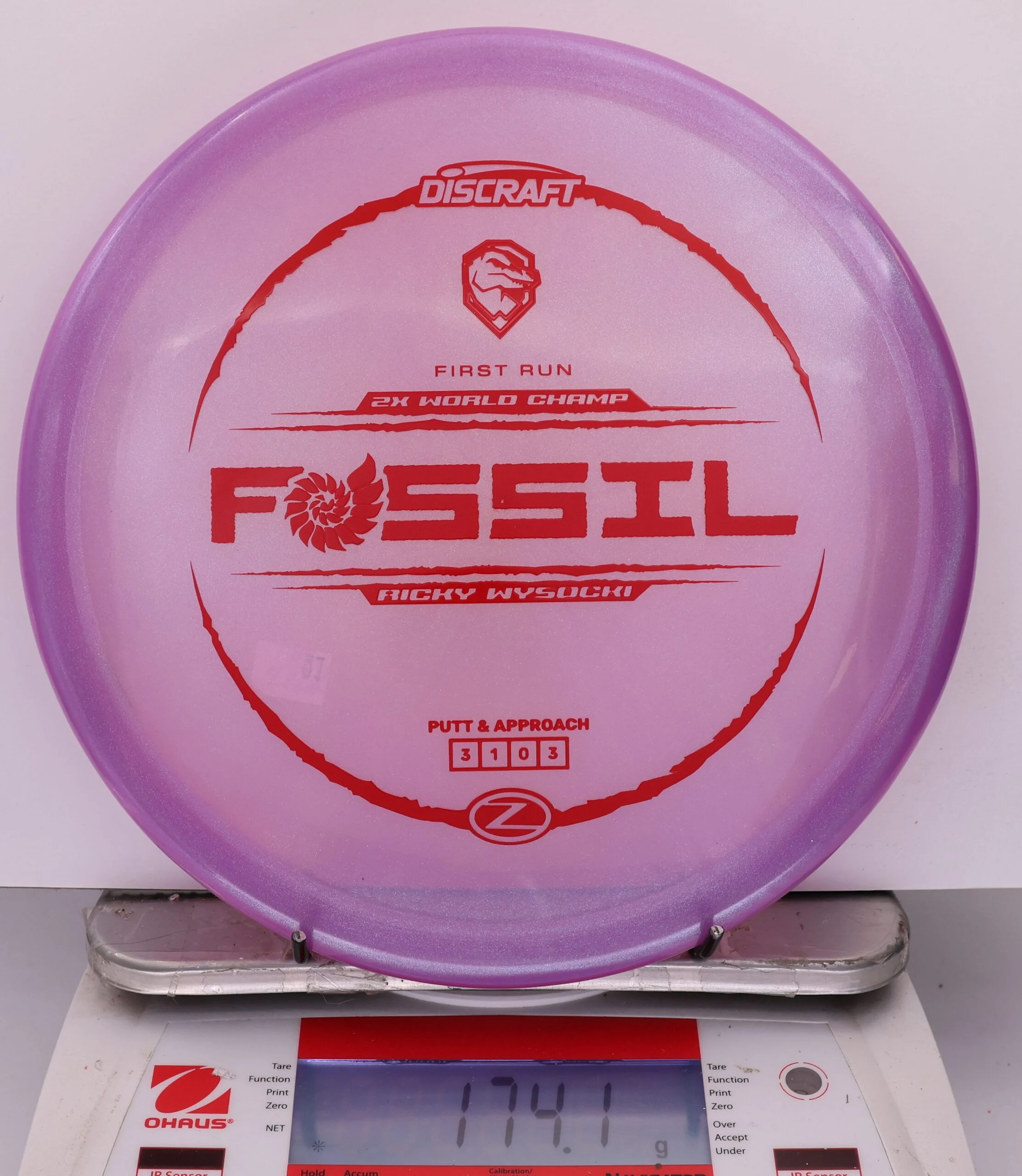 868053 Z Colorshift Fossil, Ricky Wysocki First Run - #01 Purple, 174