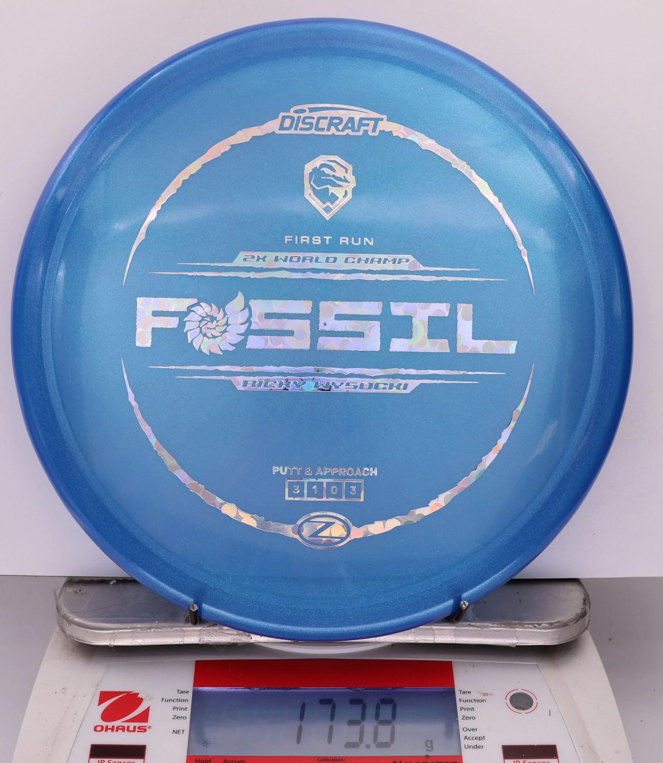 868078 Z Colorshift Fossil, Ricky Wysocki First Run - #02 Blue, 174