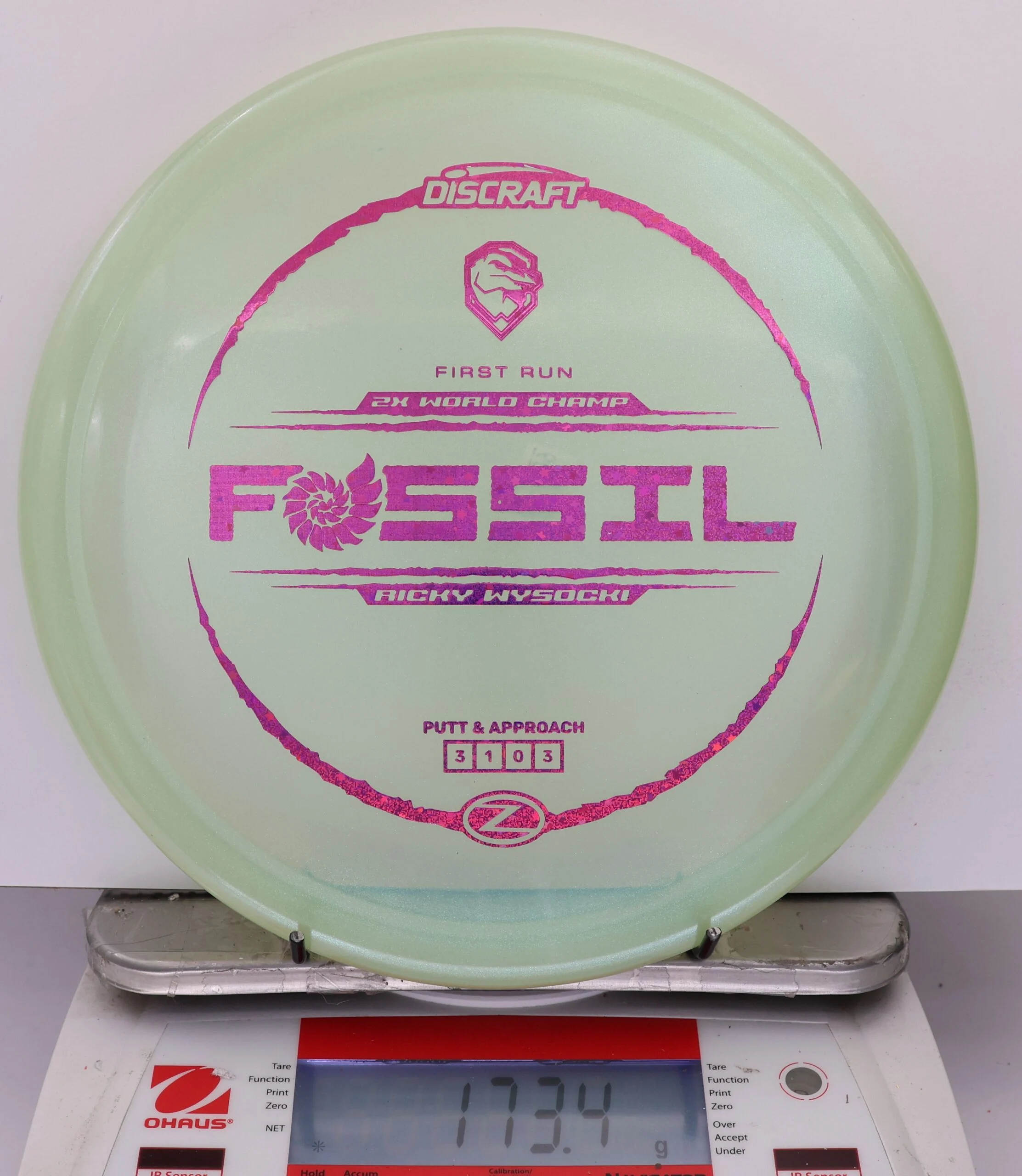 868105 Z Colorshift Fossil, Ricky Wysocki First Run - #09 LtGreen, 173