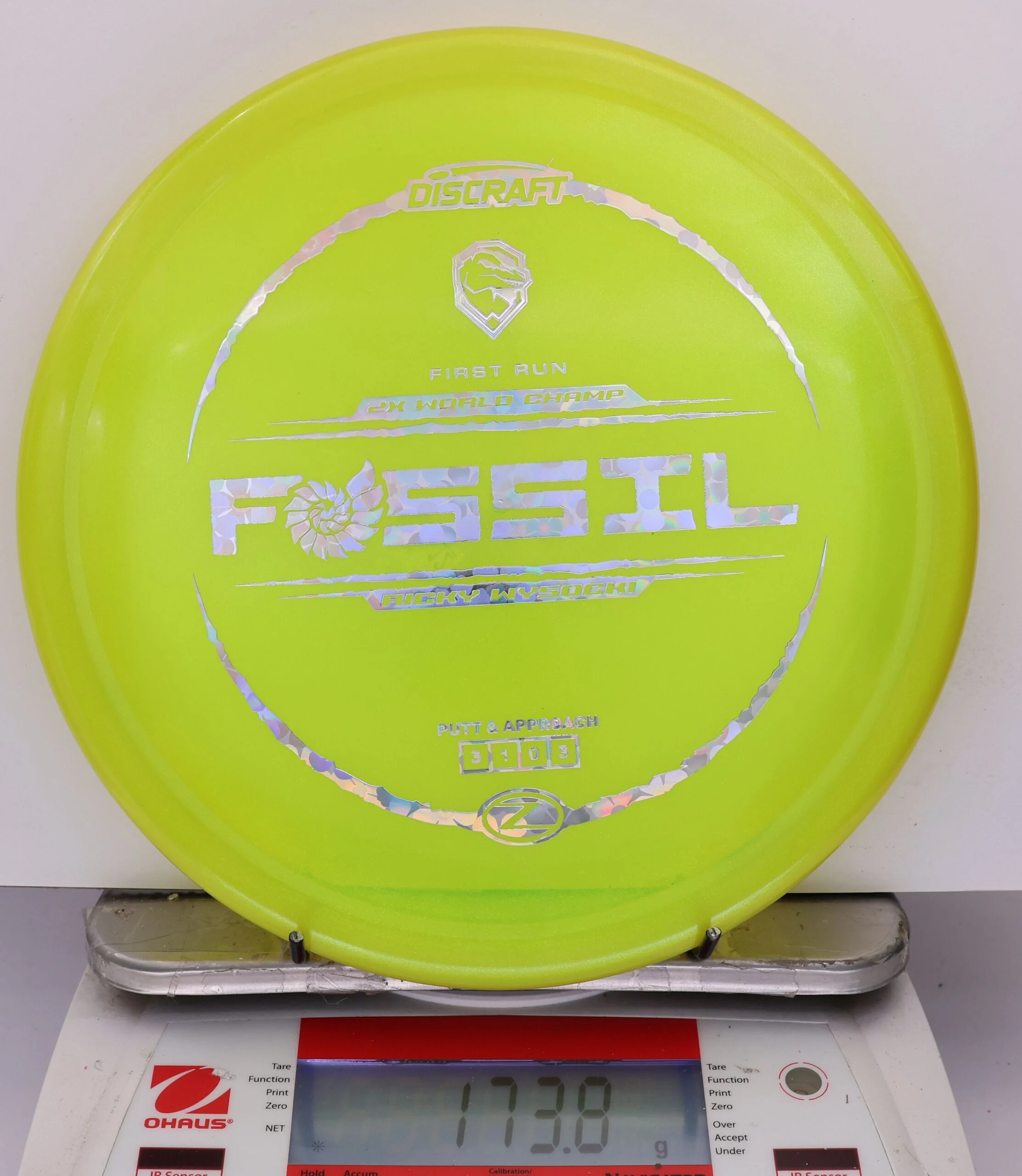 868128 Z Colorshift Fossil, Ricky Wysocki First Run - #12 NYellow, 174