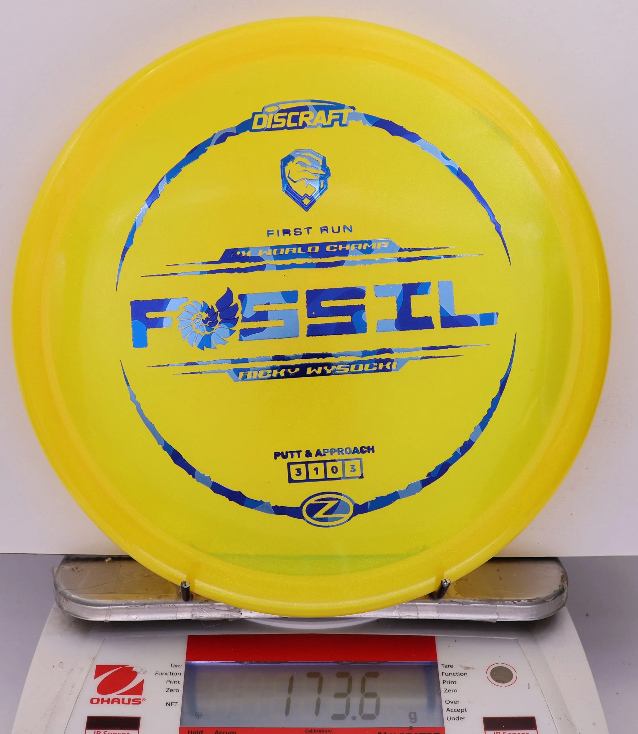 868129 Z Colorshift Fossil, Ricky Wysocki First Run - #13 Yellow, 174