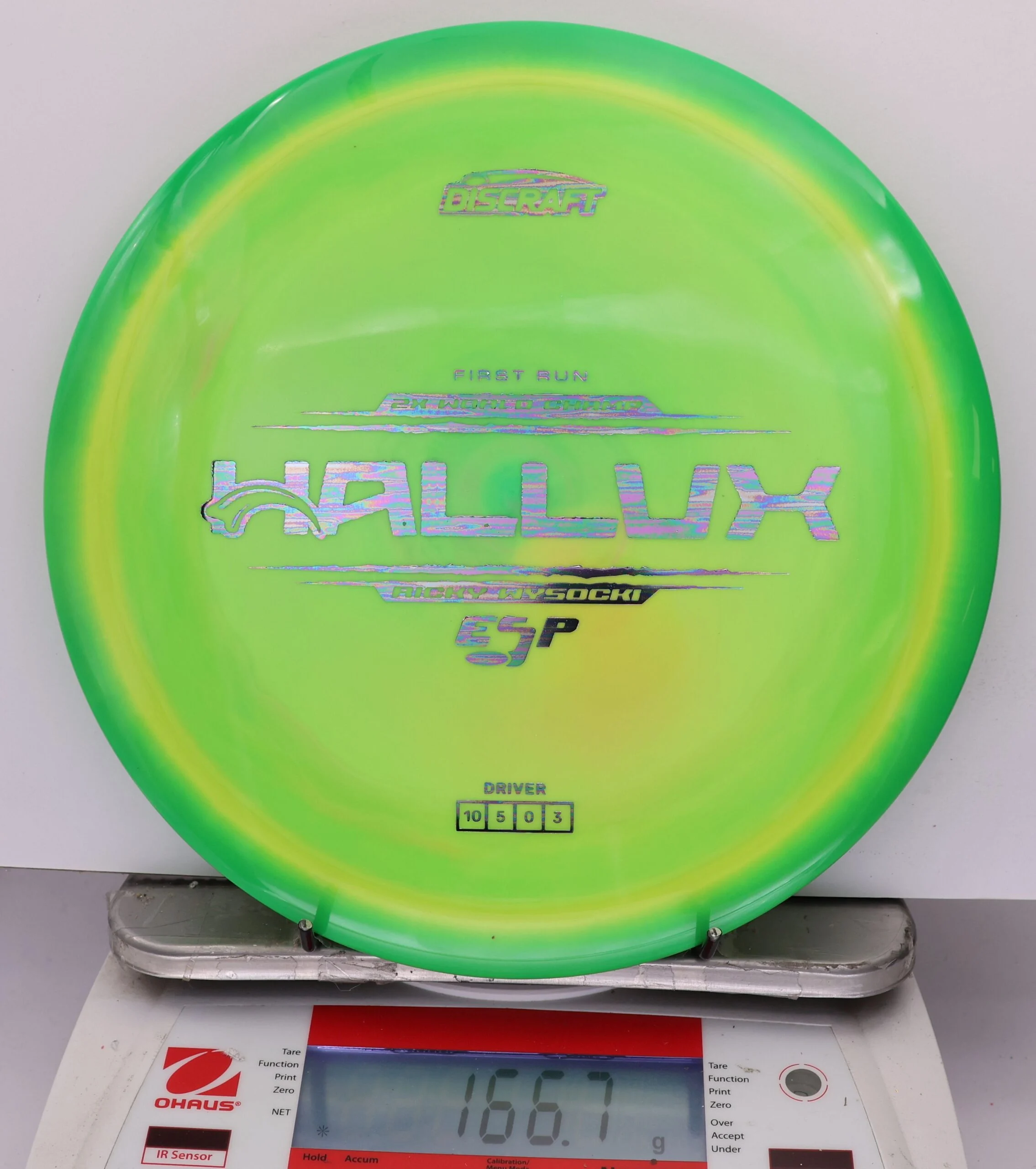 868266 ESP Hallux, Ricky Wysocki First Run - #13 GreenGrellow, 167