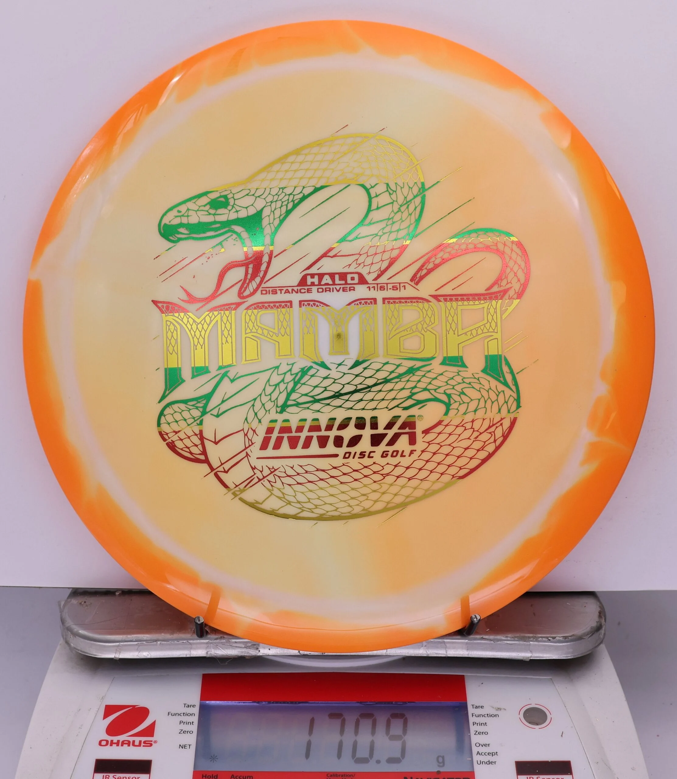 868613 Halo Star Mamba - #443 Orange-White, 171
