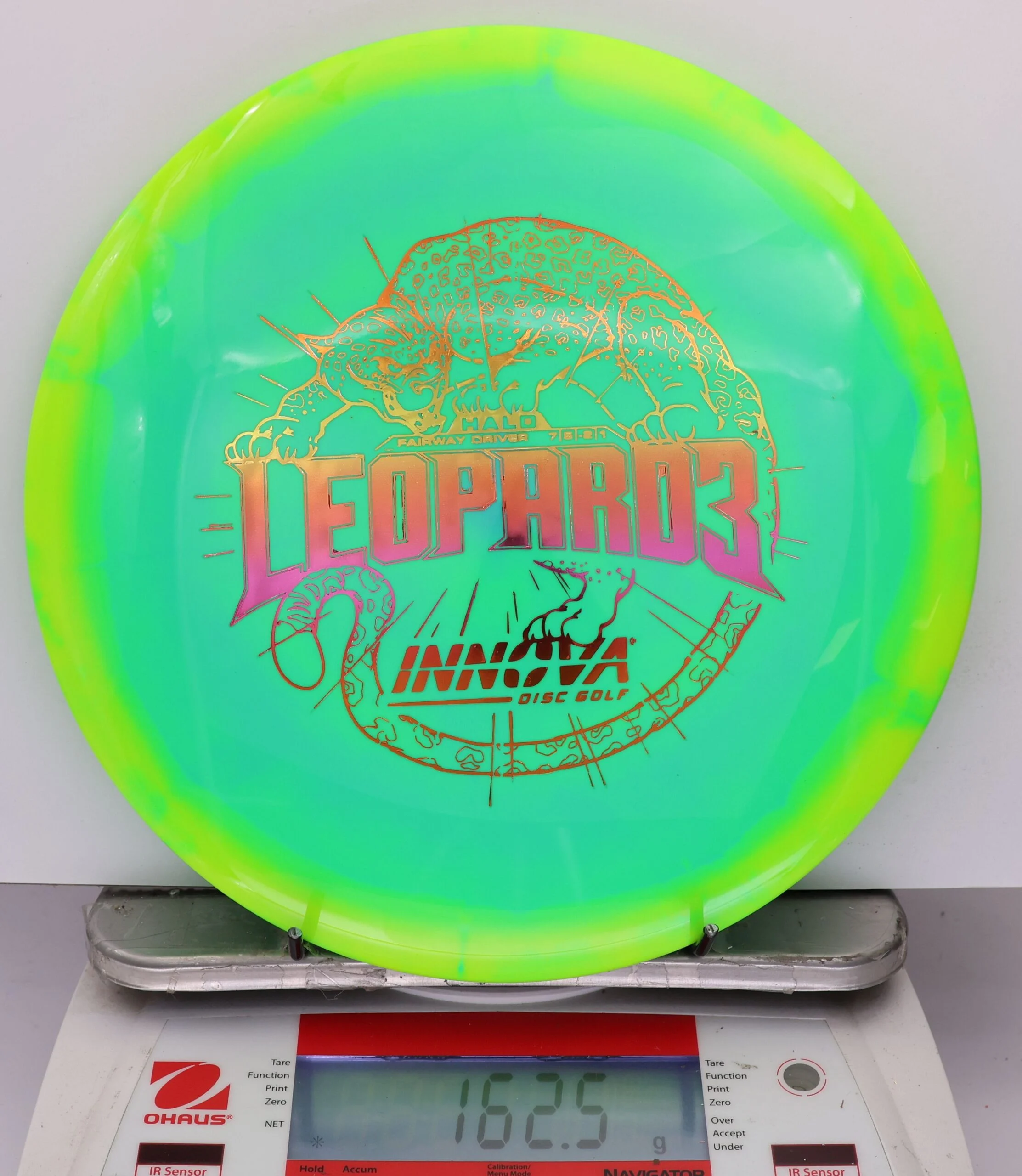 868815 Halo Star Leopard3 - #426 NYellow-Teal, 163