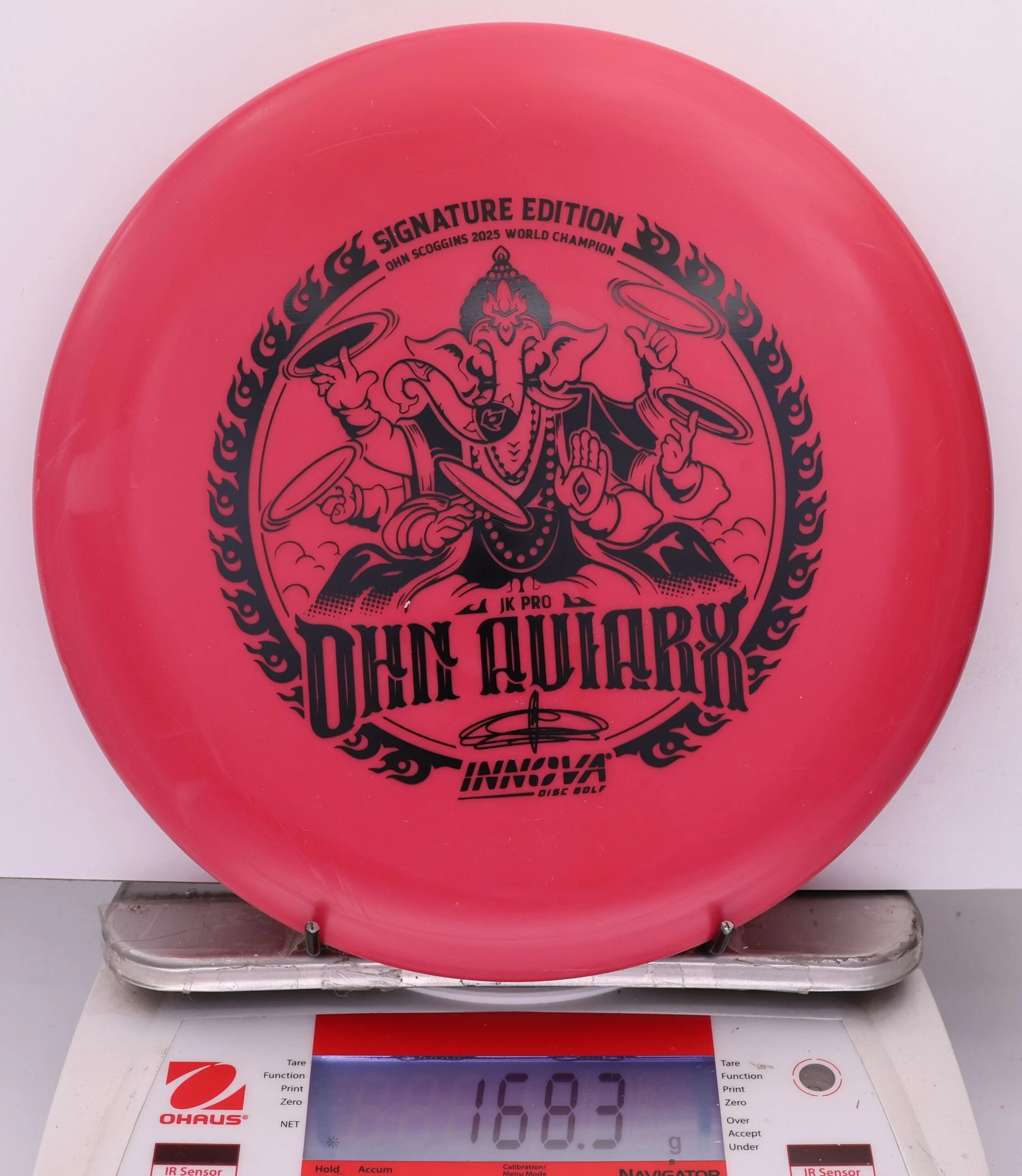 868965 JK Pro Aviar-X, Ohn Scoggins FPO World Champion Character - Signature Edition - #427 Red, 168