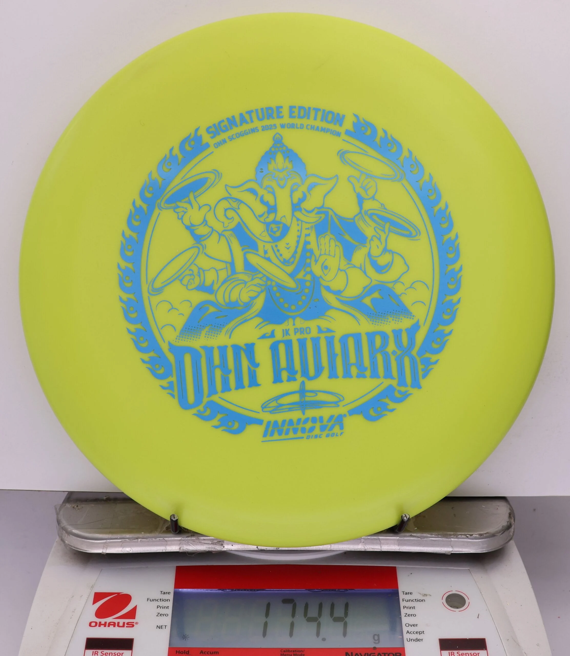 868973 JK Pro Aviar-X, Ohn Scoggins FPO World Champion Character - Signature Edition - #431 Grellow, 174