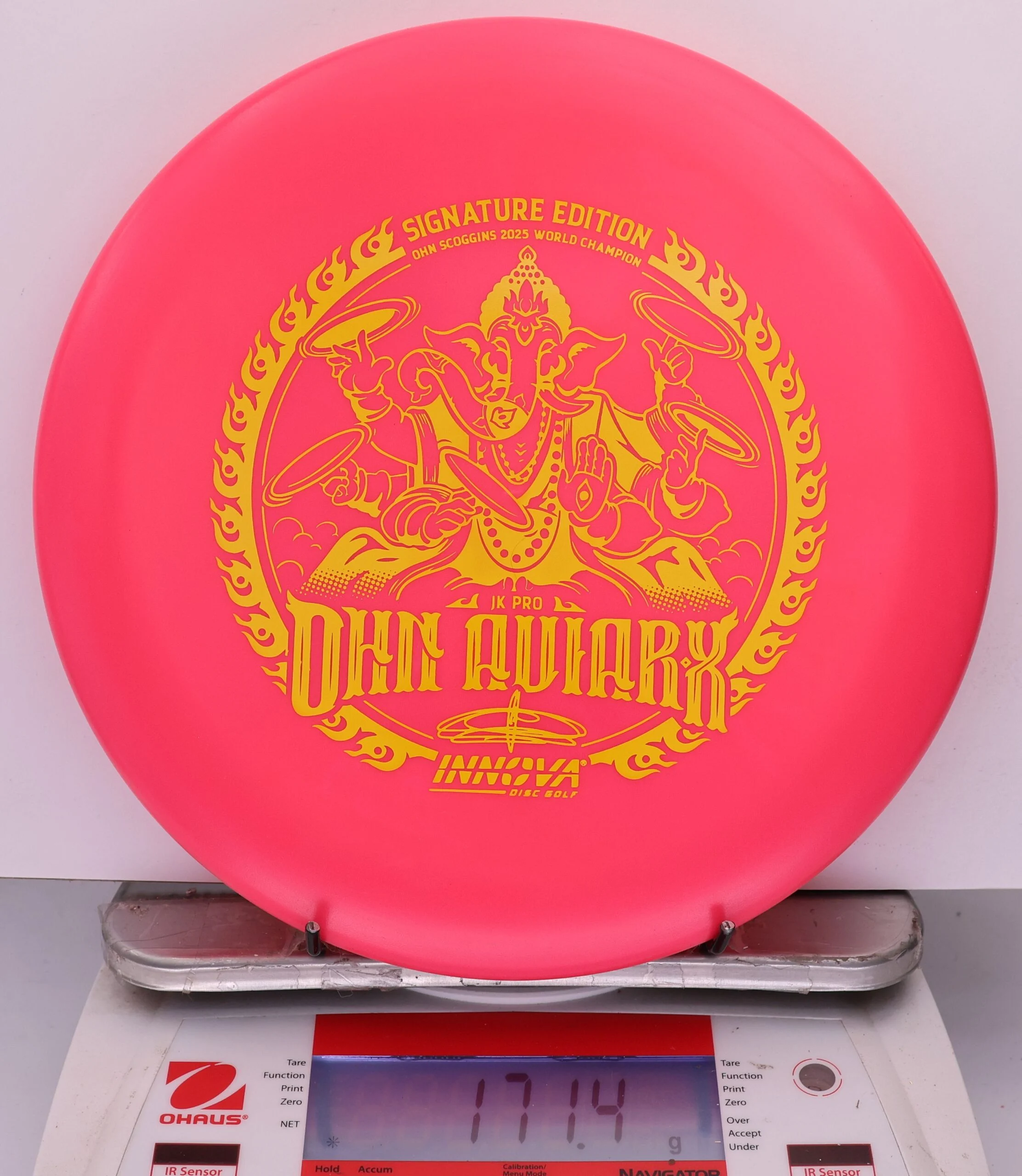 868974 JK Pro Aviar-X, Ohn Scoggins FPO World Champion Character - Signature Edition - #432 LtRed, 171