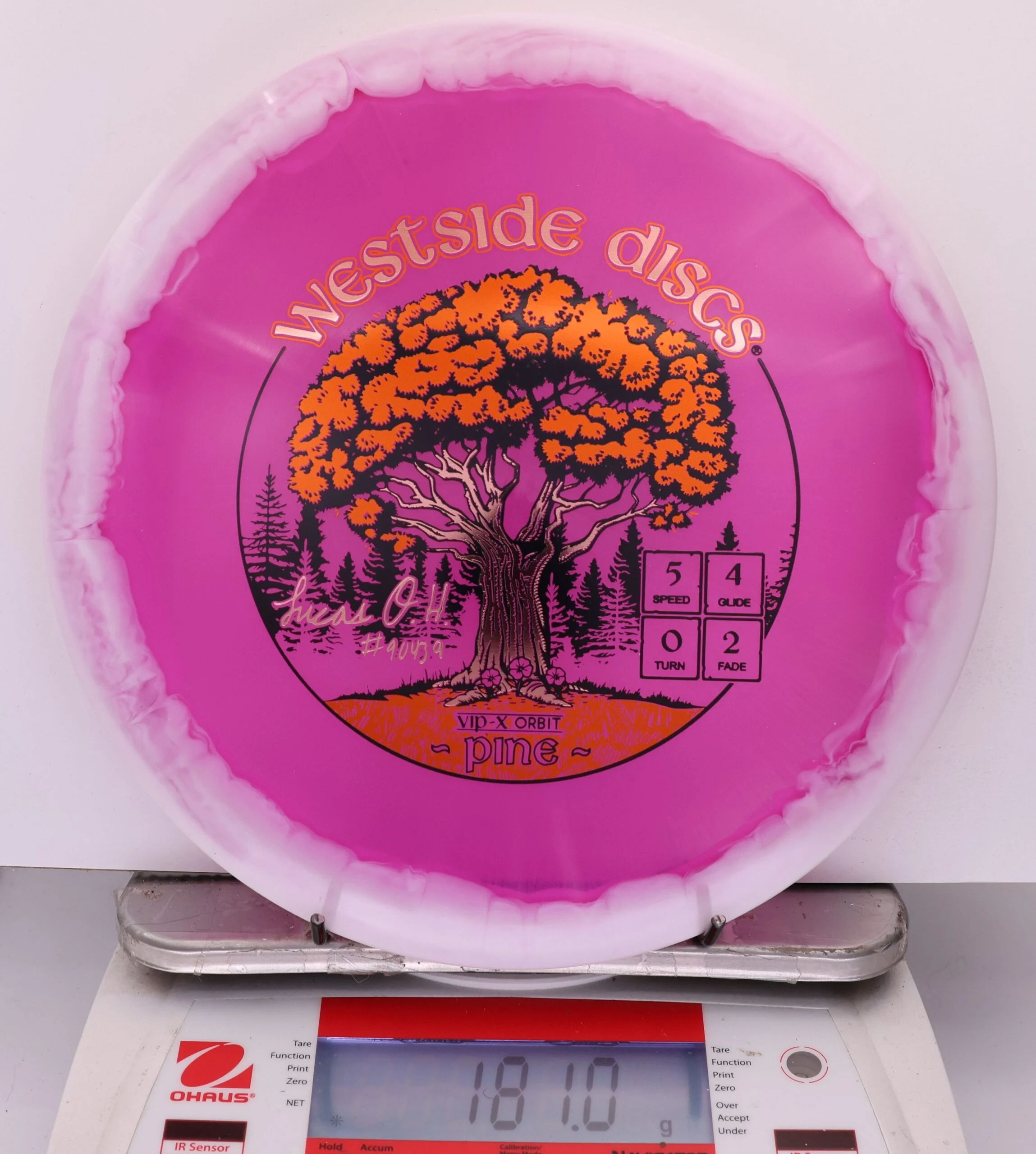 870816 VIP-X Orbit Pine, Lucas Oberholtzer 2026 Team Series - #01 White-Berry, 181