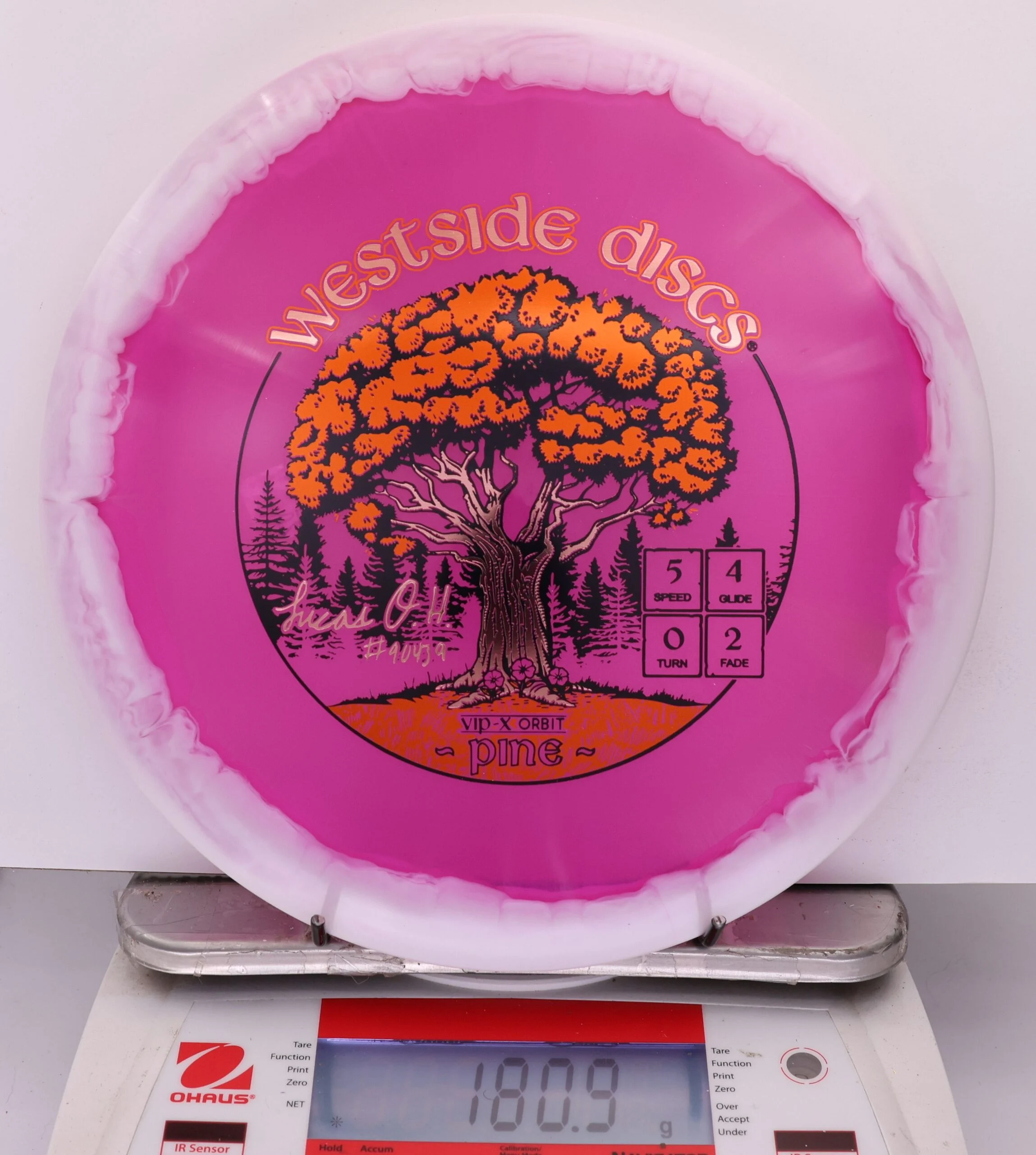 870835 VIP-X Orbit Pine, Lucas Oberholtzer 2026 Team Series - #03 White-Berry, 181