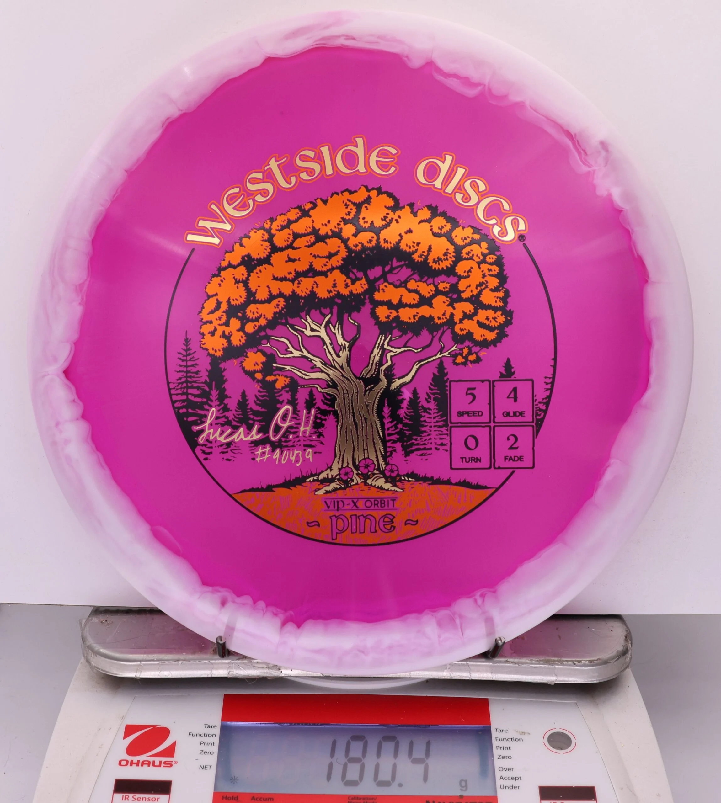 870838 VIP-X Orbit Pine, Lucas Oberholtzer 2026 Team Series - #06 White-Berry, 180