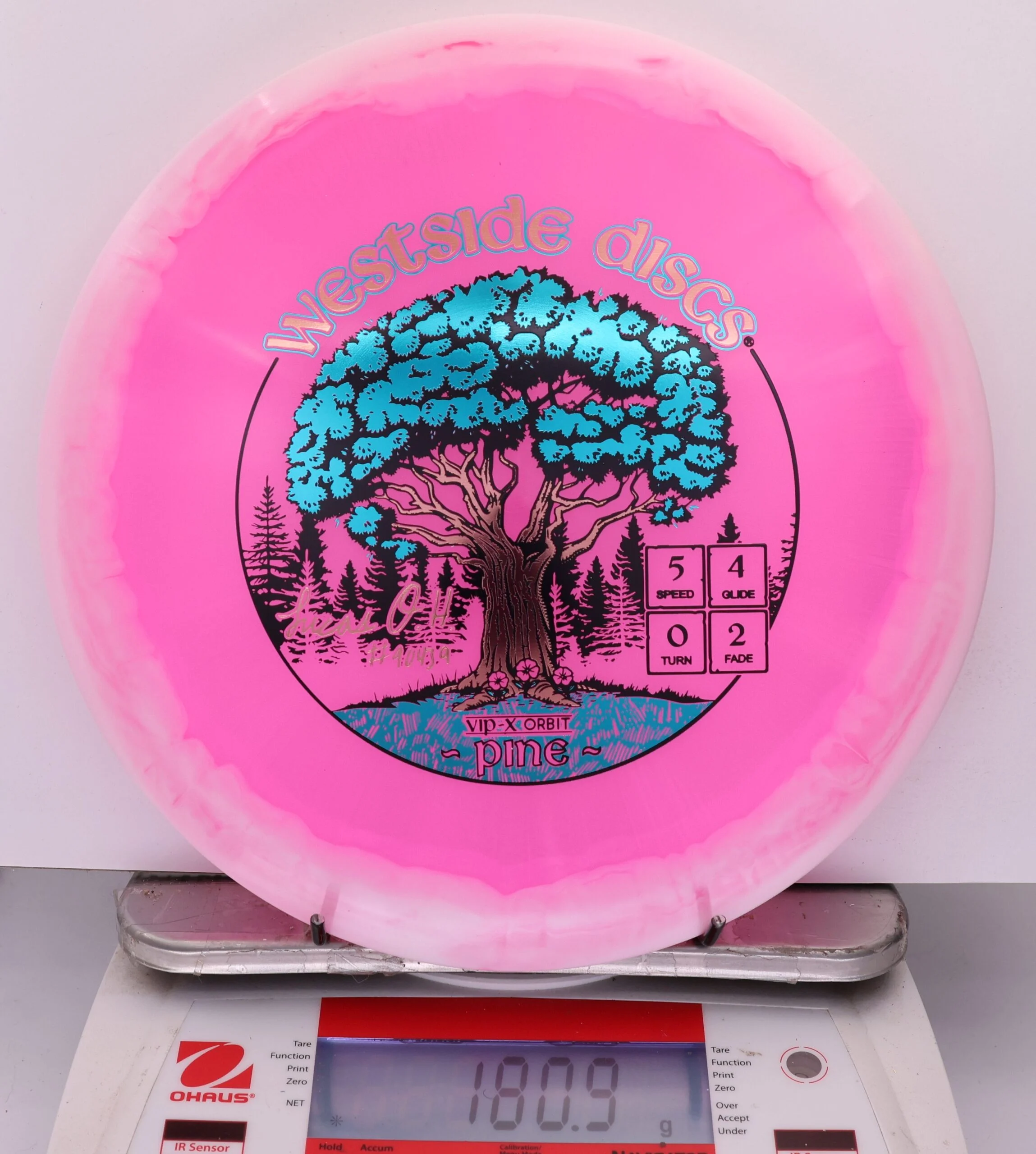 870874 VIP-X Orbit Pine, Lucas Oberholtzer 2026 Team Series - #14 White-Pink, 181