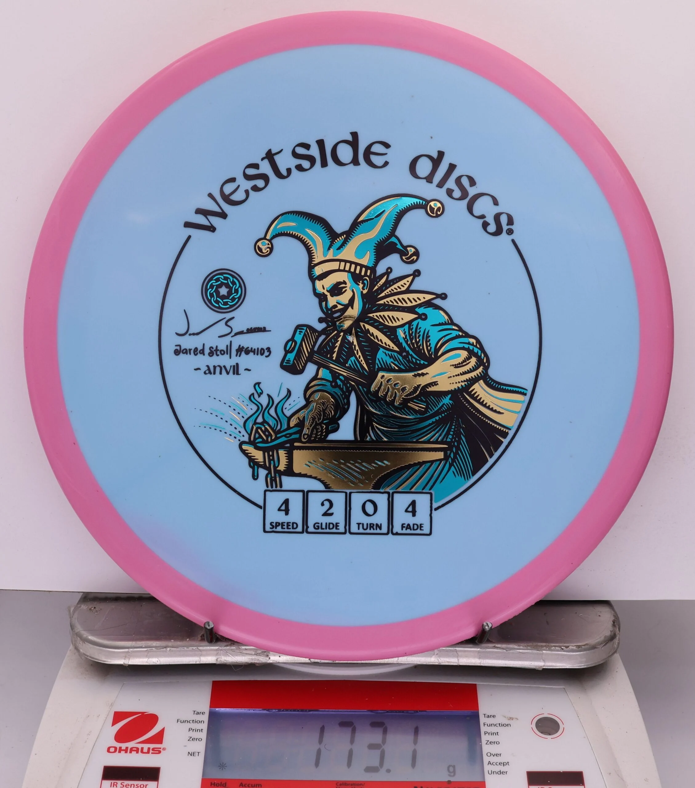 871254 BT Hybrid Orbit Anvil, Jared Stoll 2026 Team Series - #08 Pink-LtBlurple, 173