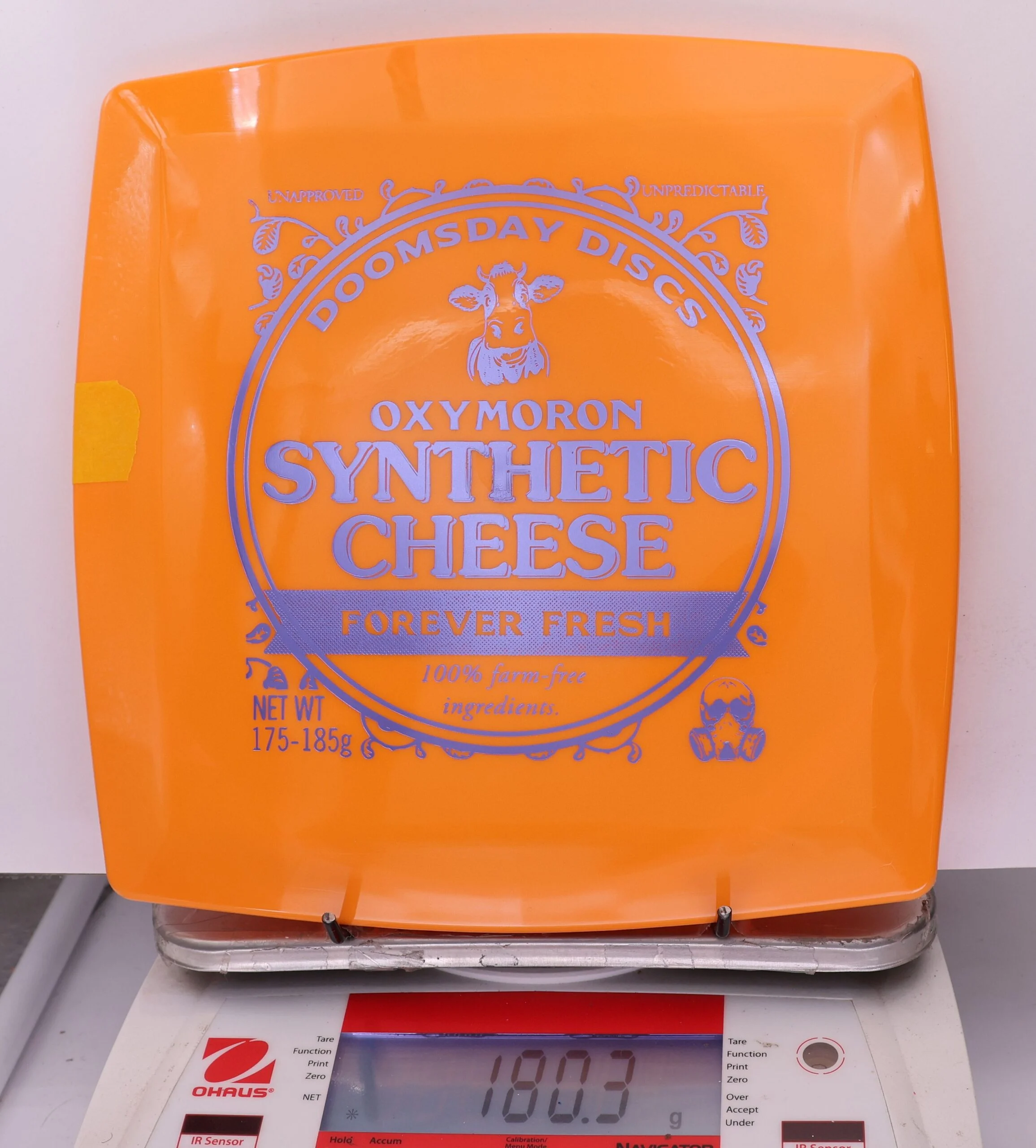 876042 Survival Oxymoron, Synthetic Cheese - #10 Orange, 180