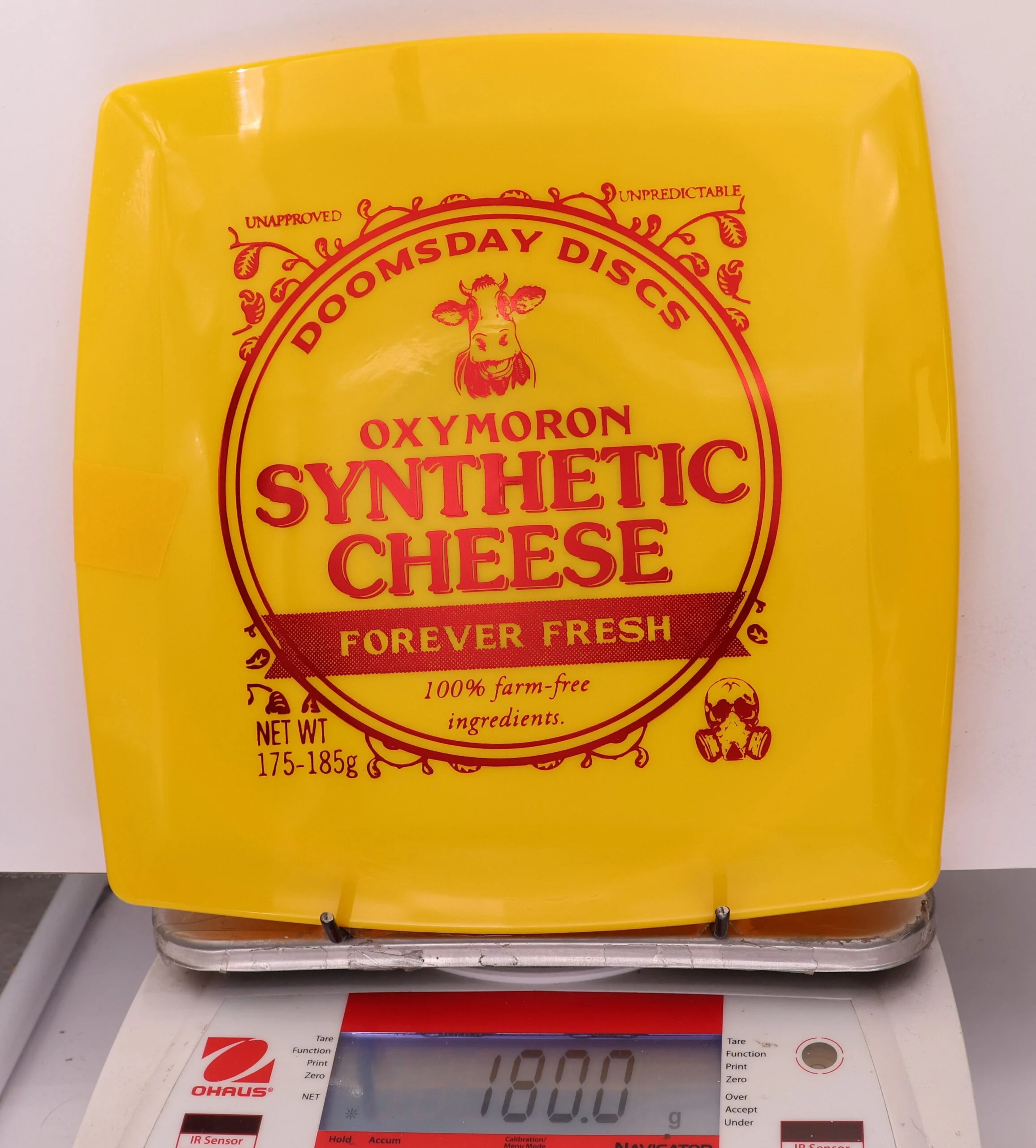 876109 Survival Oxymoron, Synthetic Cheese - #19 Yellow, 180