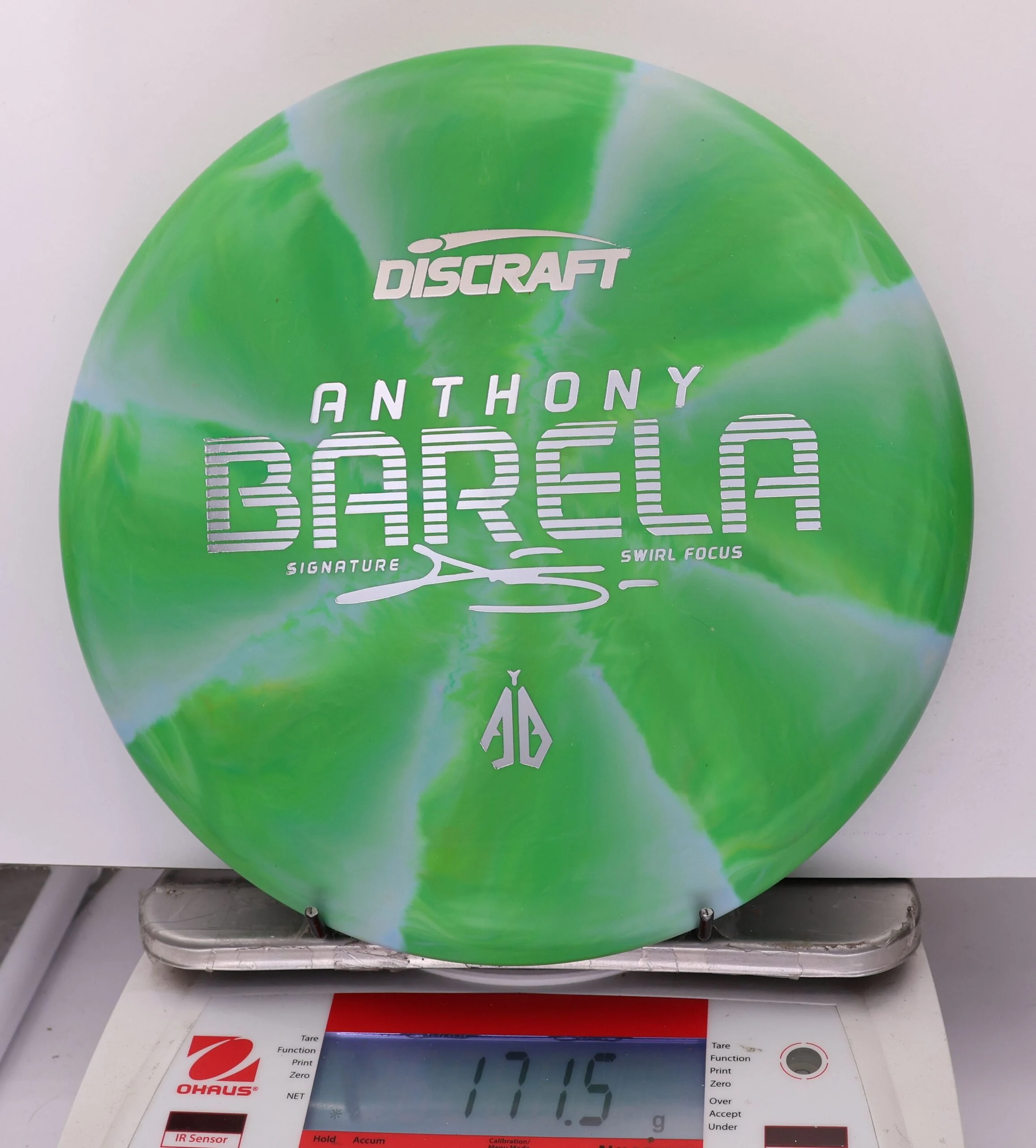 876347 Crazy Tuff Swirl Focus, Anthony Barela - #08 GreenGray, 172