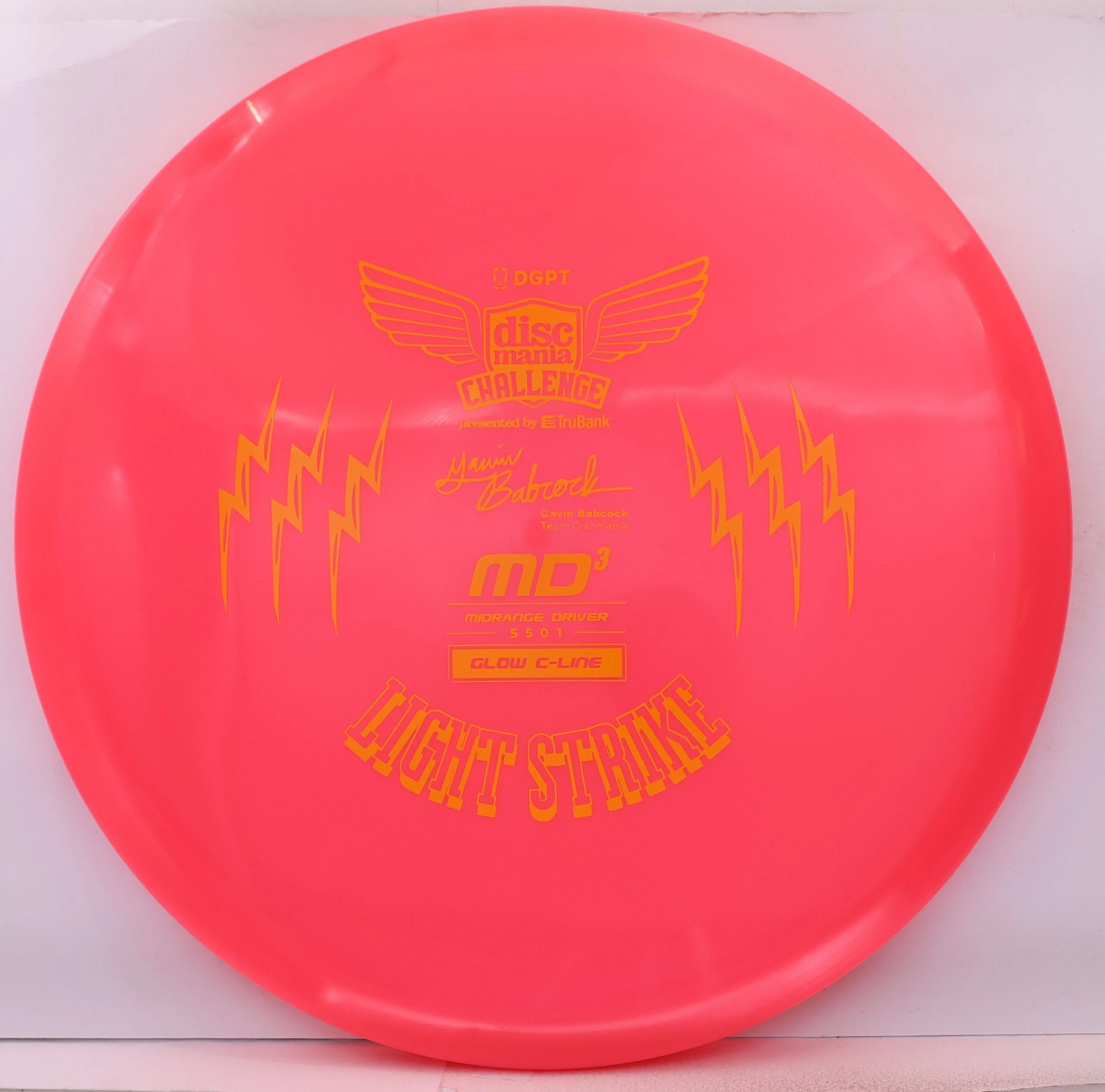 Color Glow C-Line MD3, Gavin Babcock 2026 Signature Series - Discmania Challenge Fundraiser - Image 3