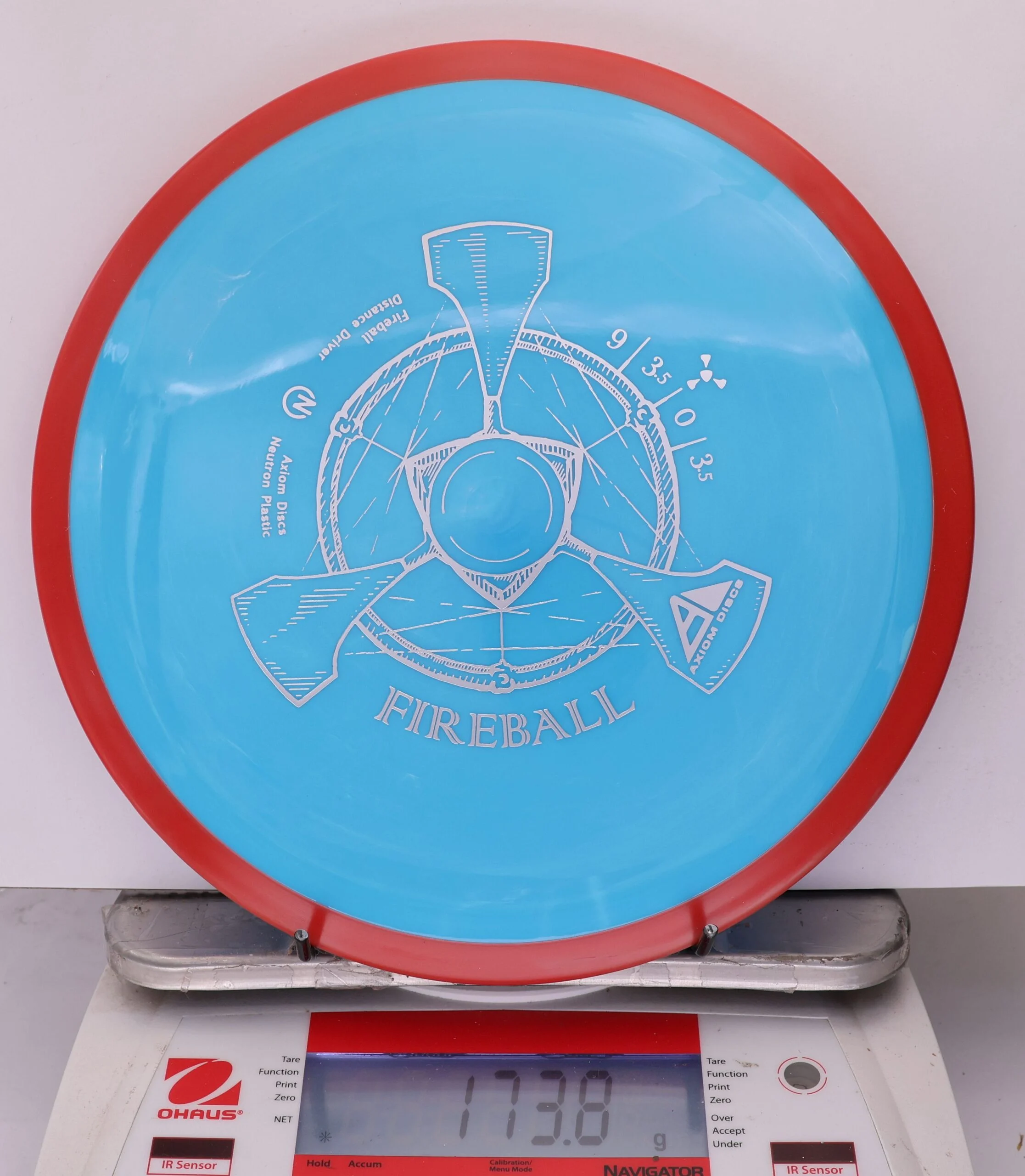 881329 Neutron Fireball - #458 Red-LtBlue, 174