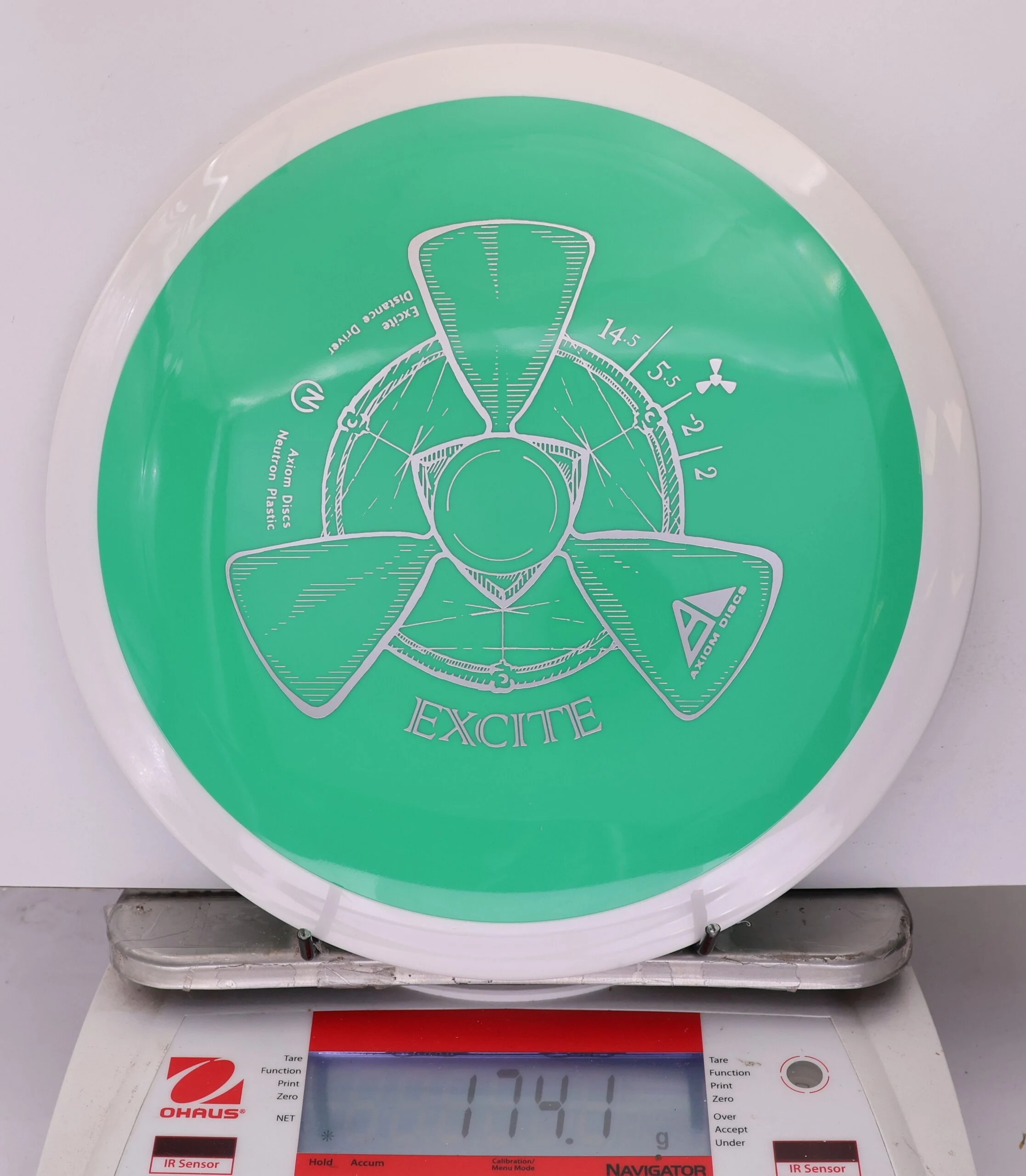881634 Neutron Excite - #456 White-MintGreen, 174