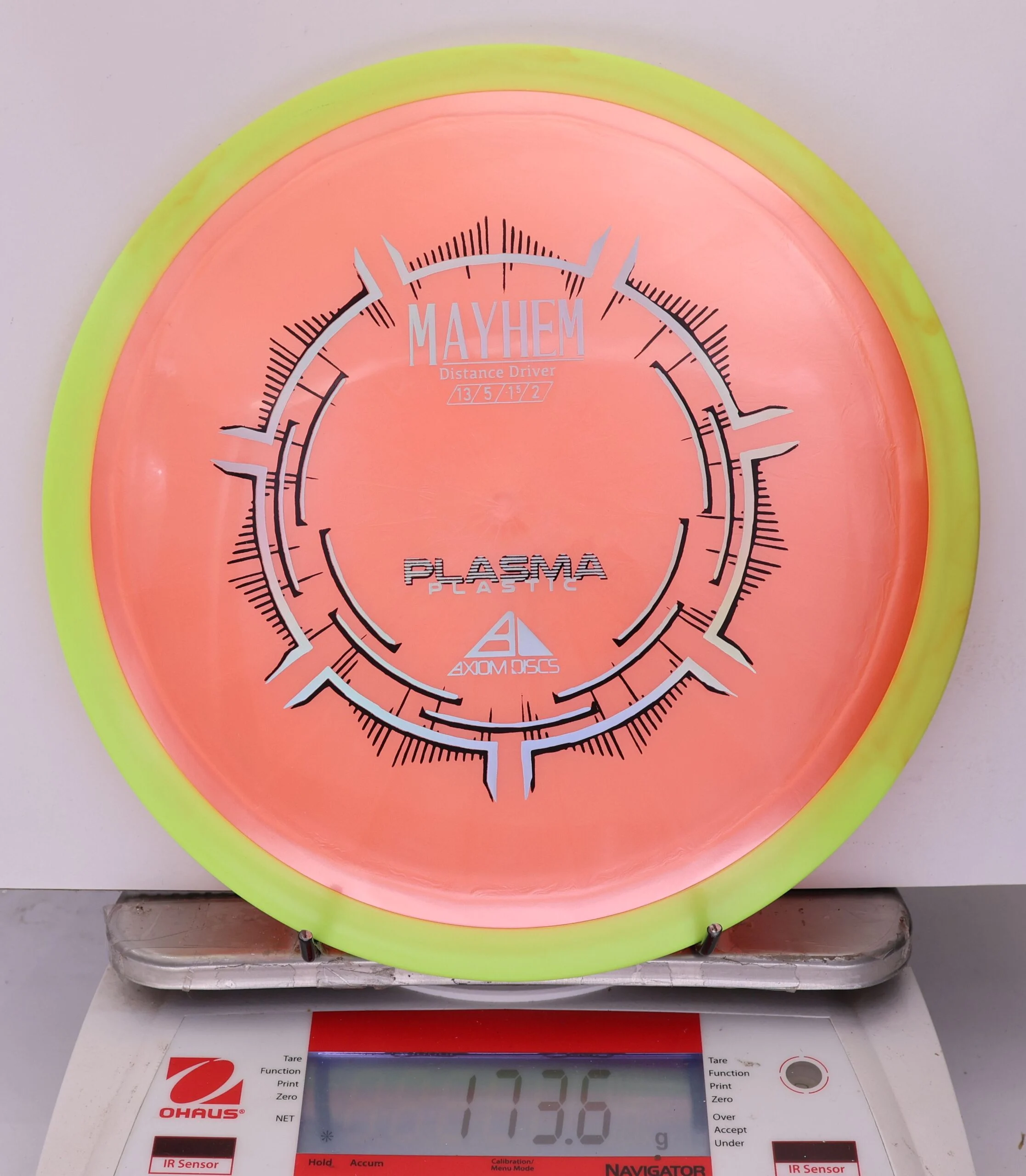 881815 Plasma Mayhem - #457 Yellow-Peach, 174