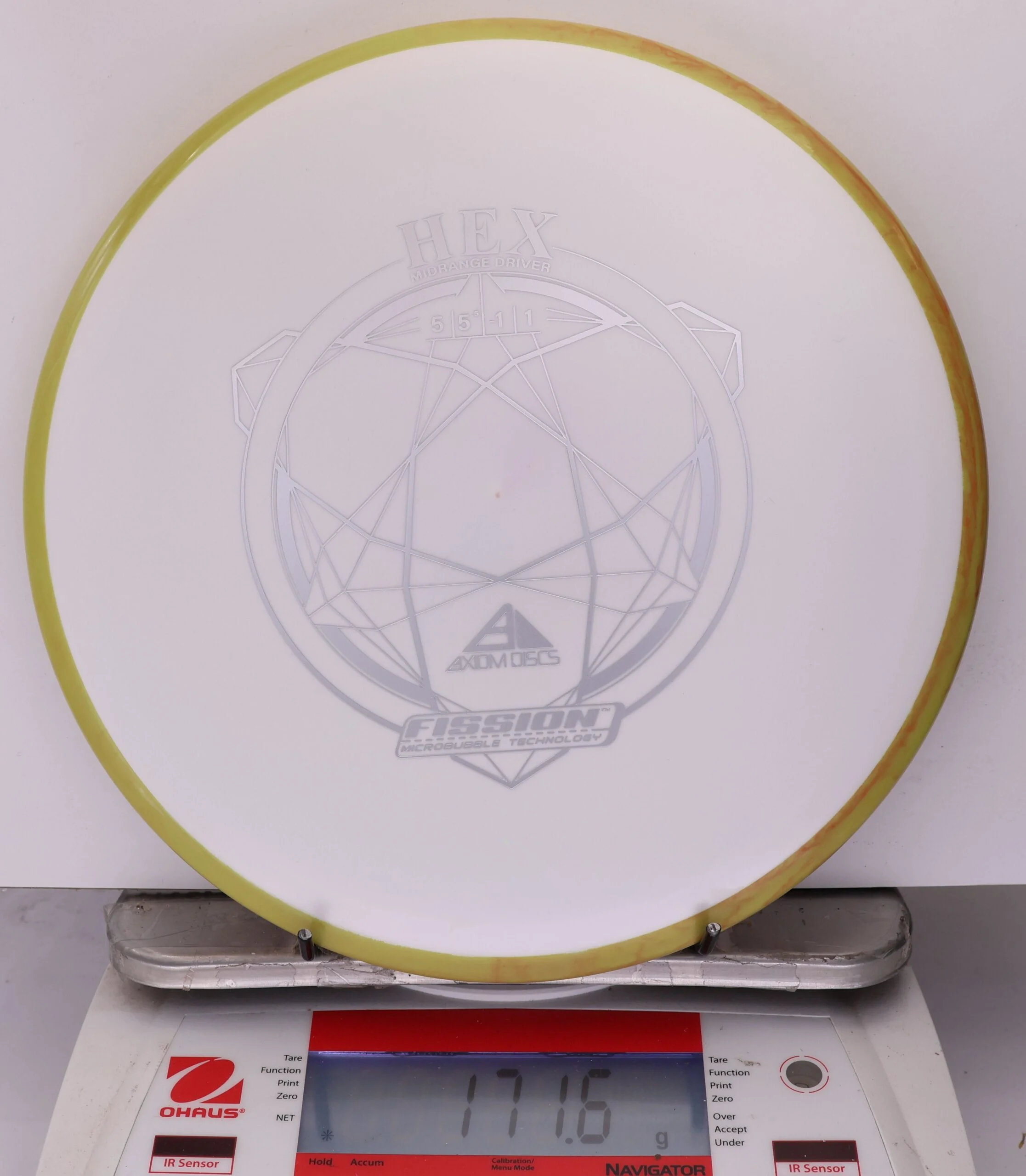 881972 Fission Hex - #463 DkYellow-White, 172