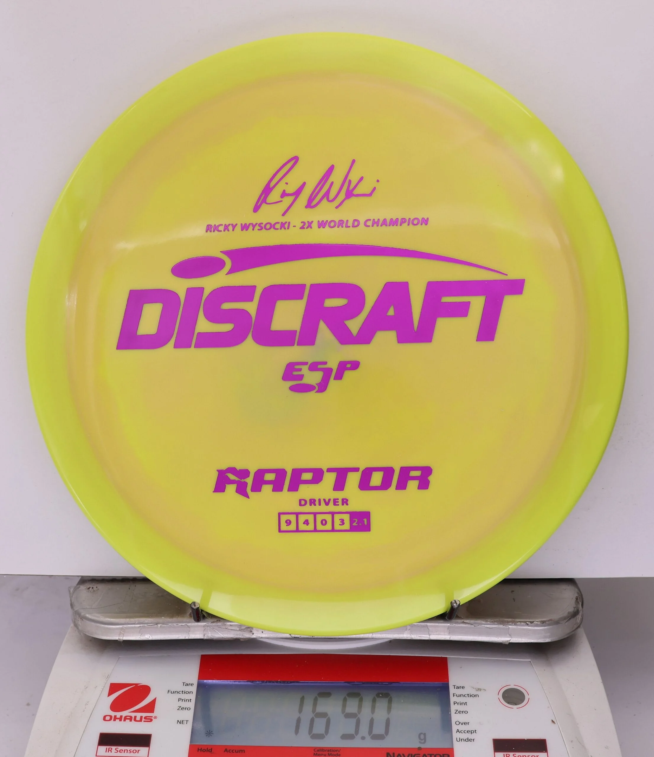 886397 ESP Raptor, Ricky Wysocki 2X - #327 Yellow, 169