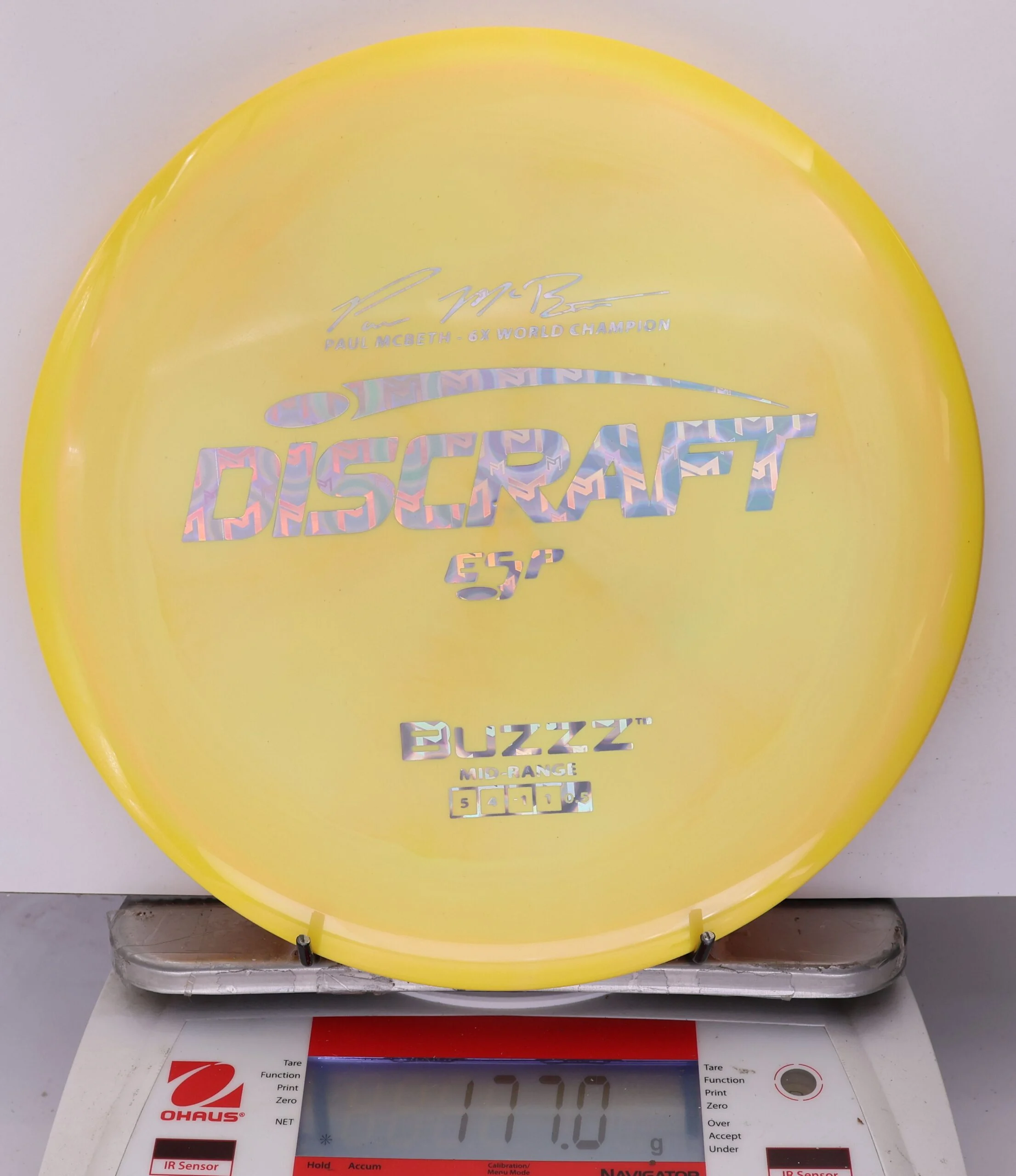 886426 ESP Buzzz, Paul McBeth 6X - #317 Yellow, 177