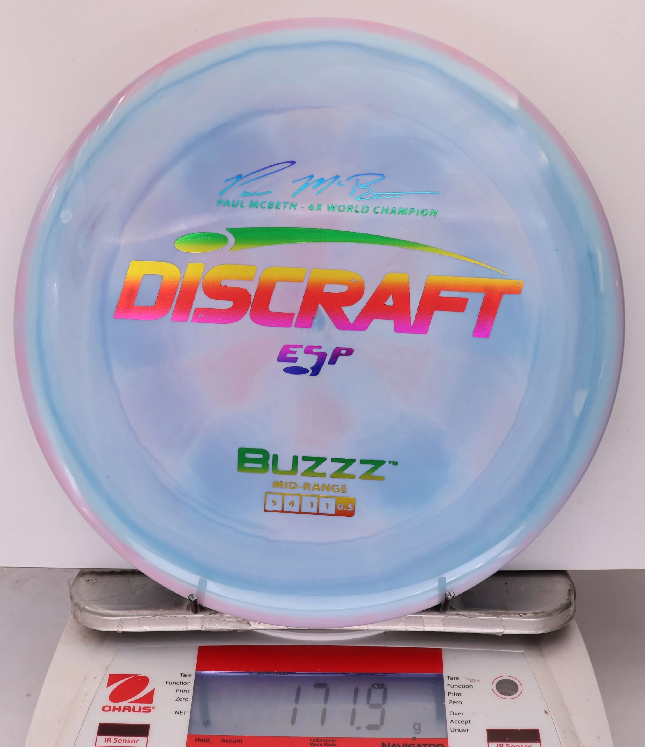 886440 ESP Buzzz, Paul McBeth 6X - #322 PinkLtBlue, 172