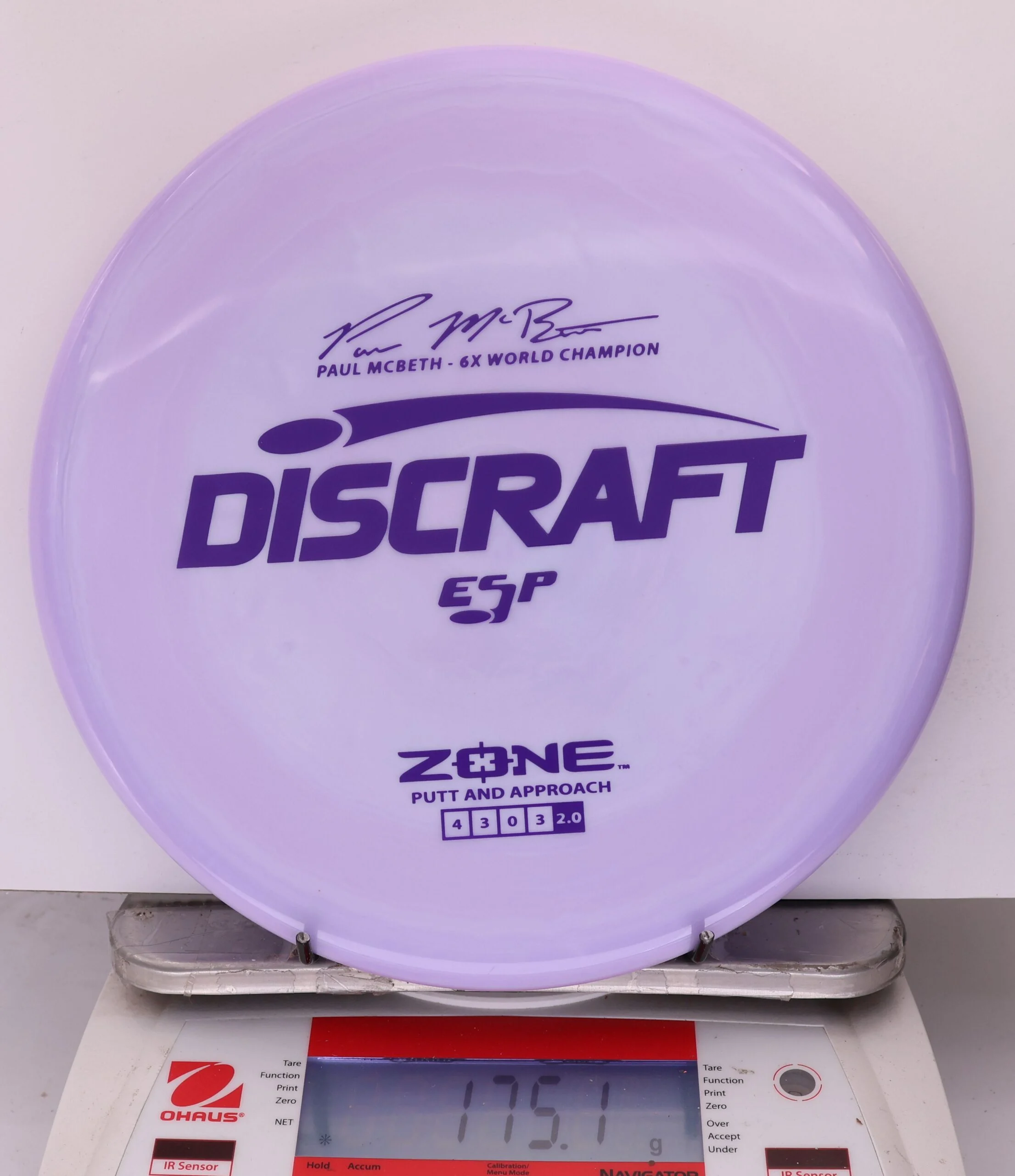 886508 ESP Zone, Paul McBeth 6X - #322 LtPurple, 175