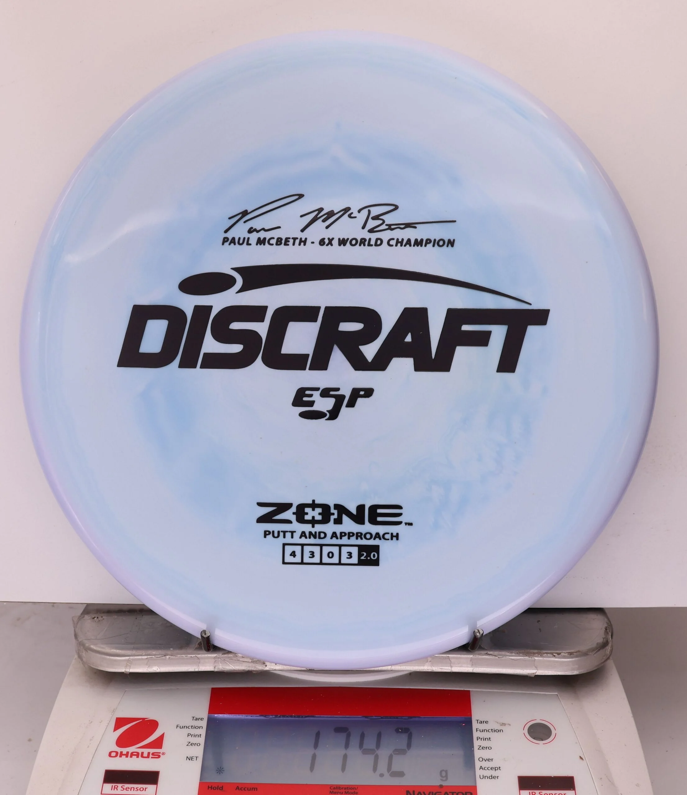 886526 ESP Zone, Paul McBeth 6X - #325 LtBlue, 174