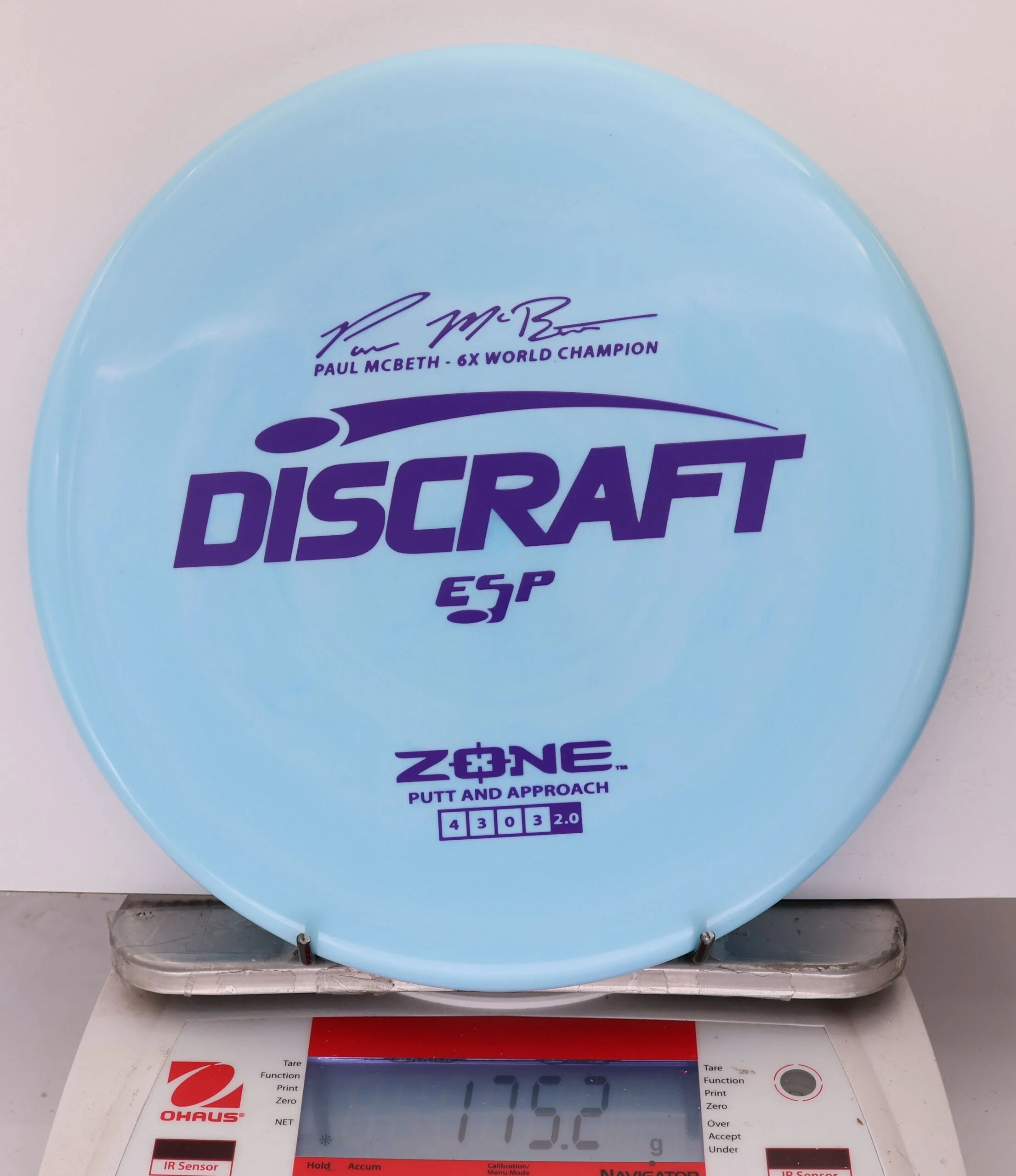 886547 ESP Zone, Paul McBeth 6X - #331 LtBlue, 175