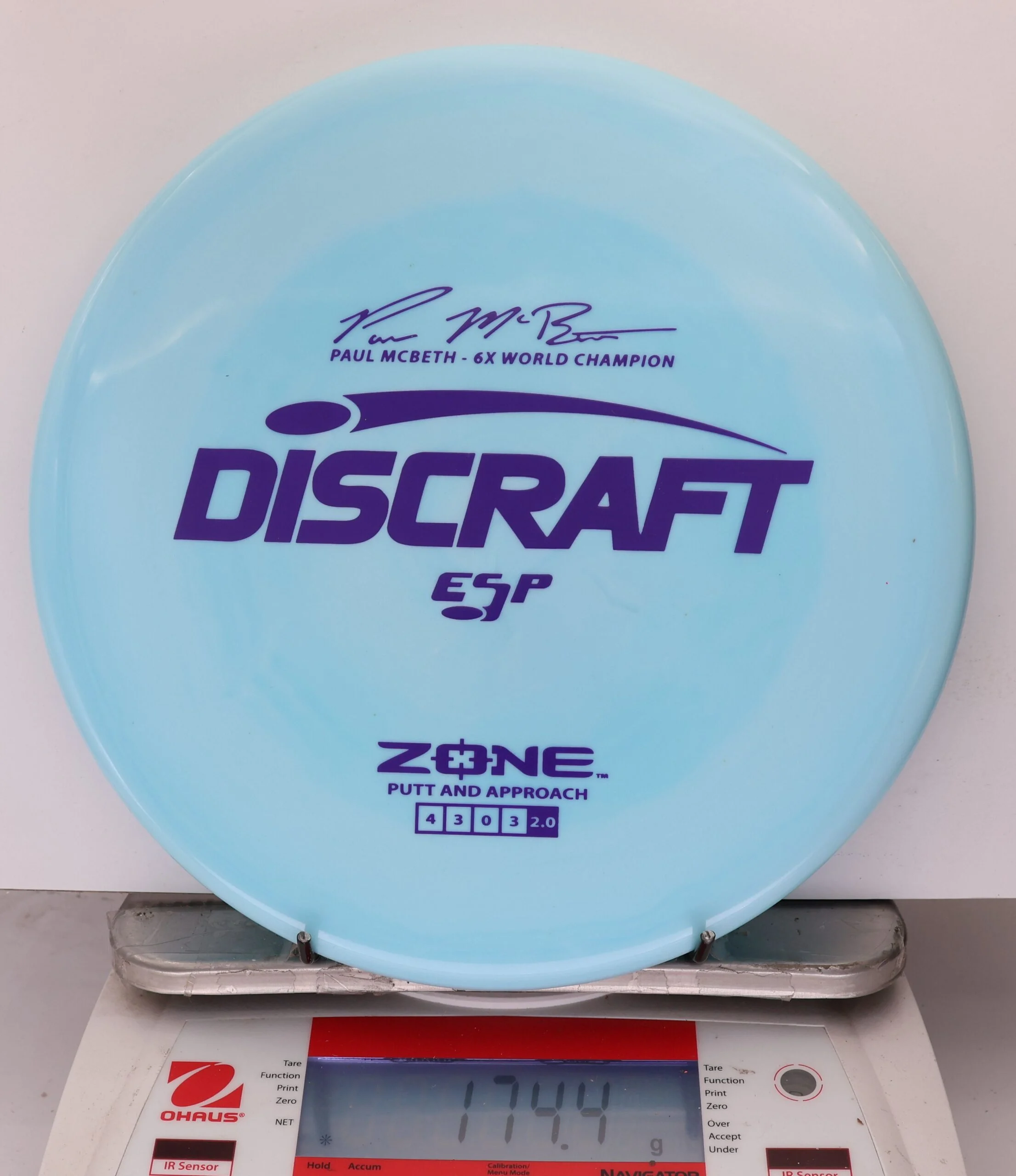 886548 ESP Zone, Paul McBeth 6X - #332 LtBlue, 174