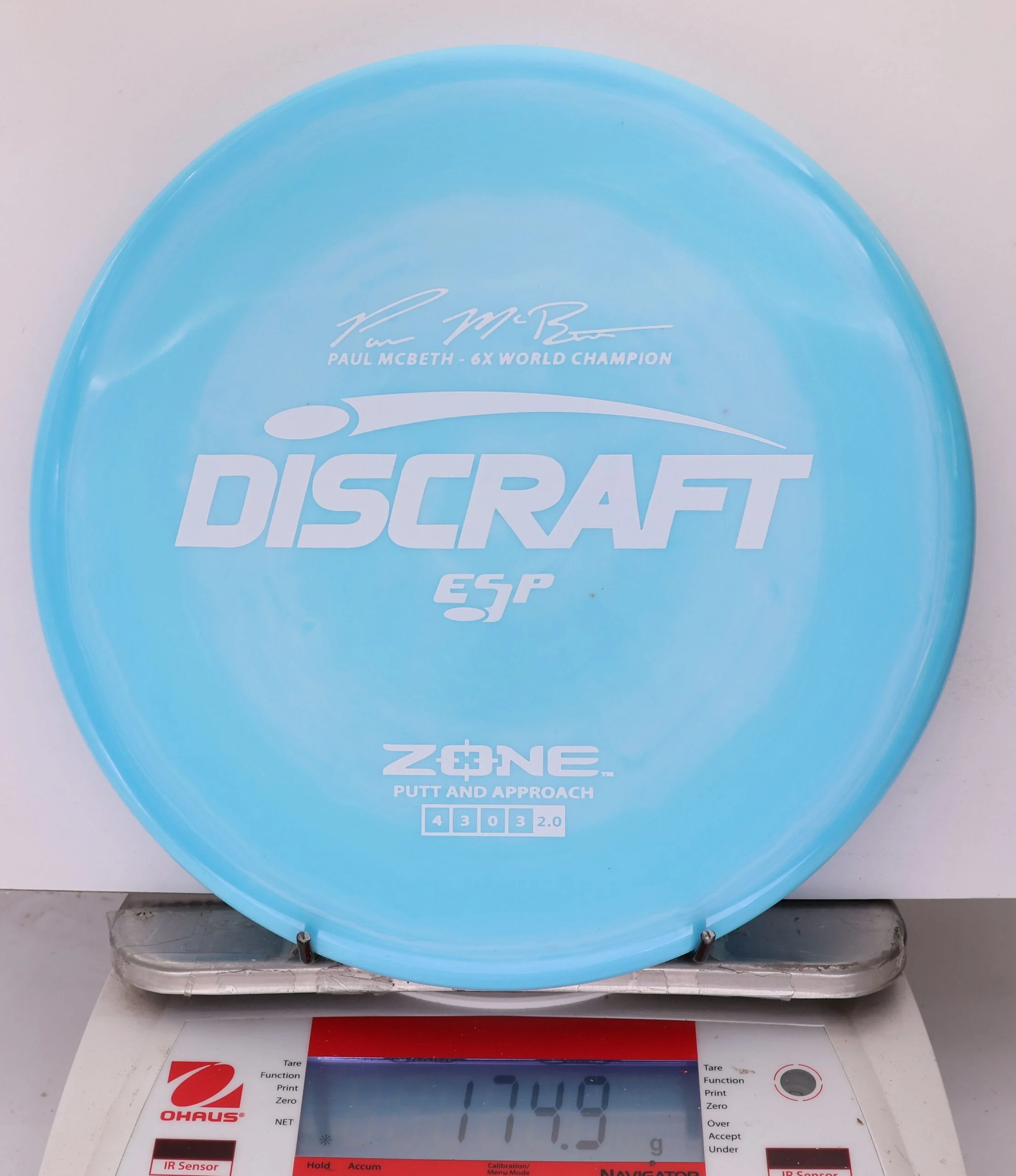 886549 ESP Zone, Paul McBeth 6X - #333 LtBlue, 175