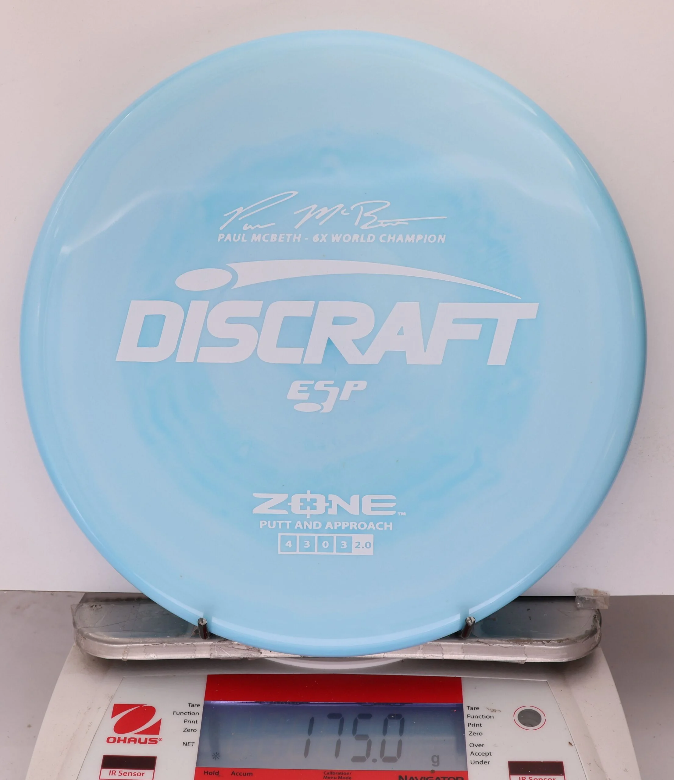 886550 ESP Zone, Paul McBeth 6X - #334 LtBlue, 175
