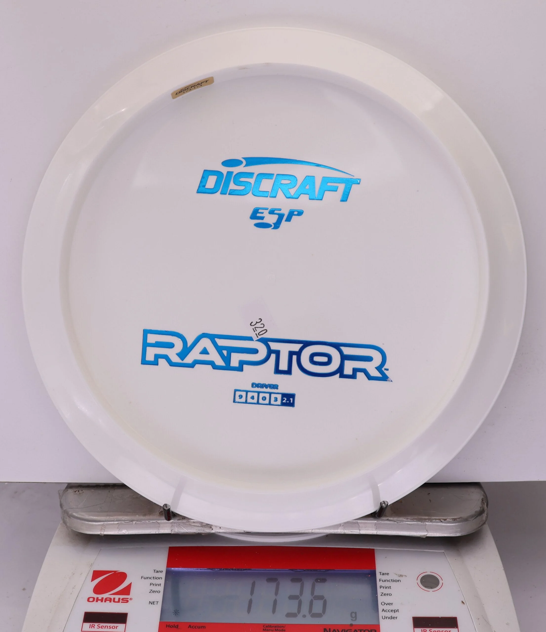 886756 ESP Raptor, Bottom Stamp - #320 White, 174