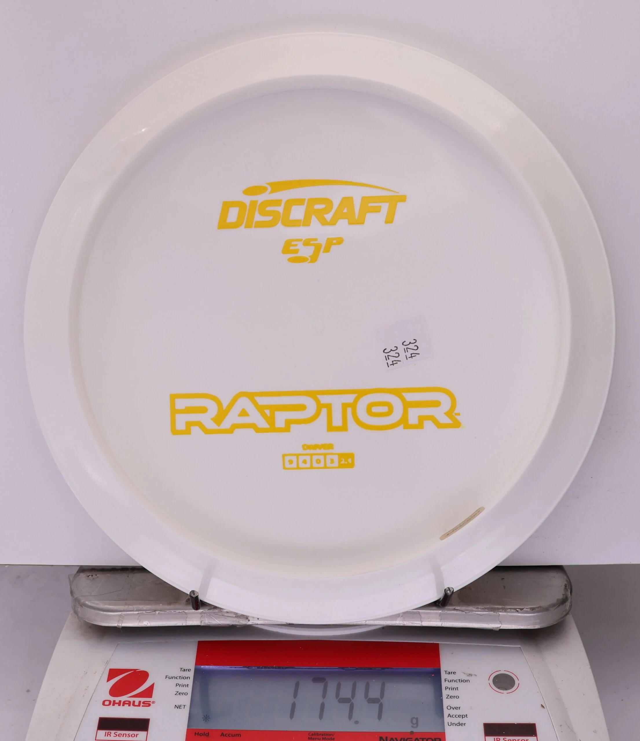 886760 ESP Raptor, Bottom Stamp - #324 White, 174