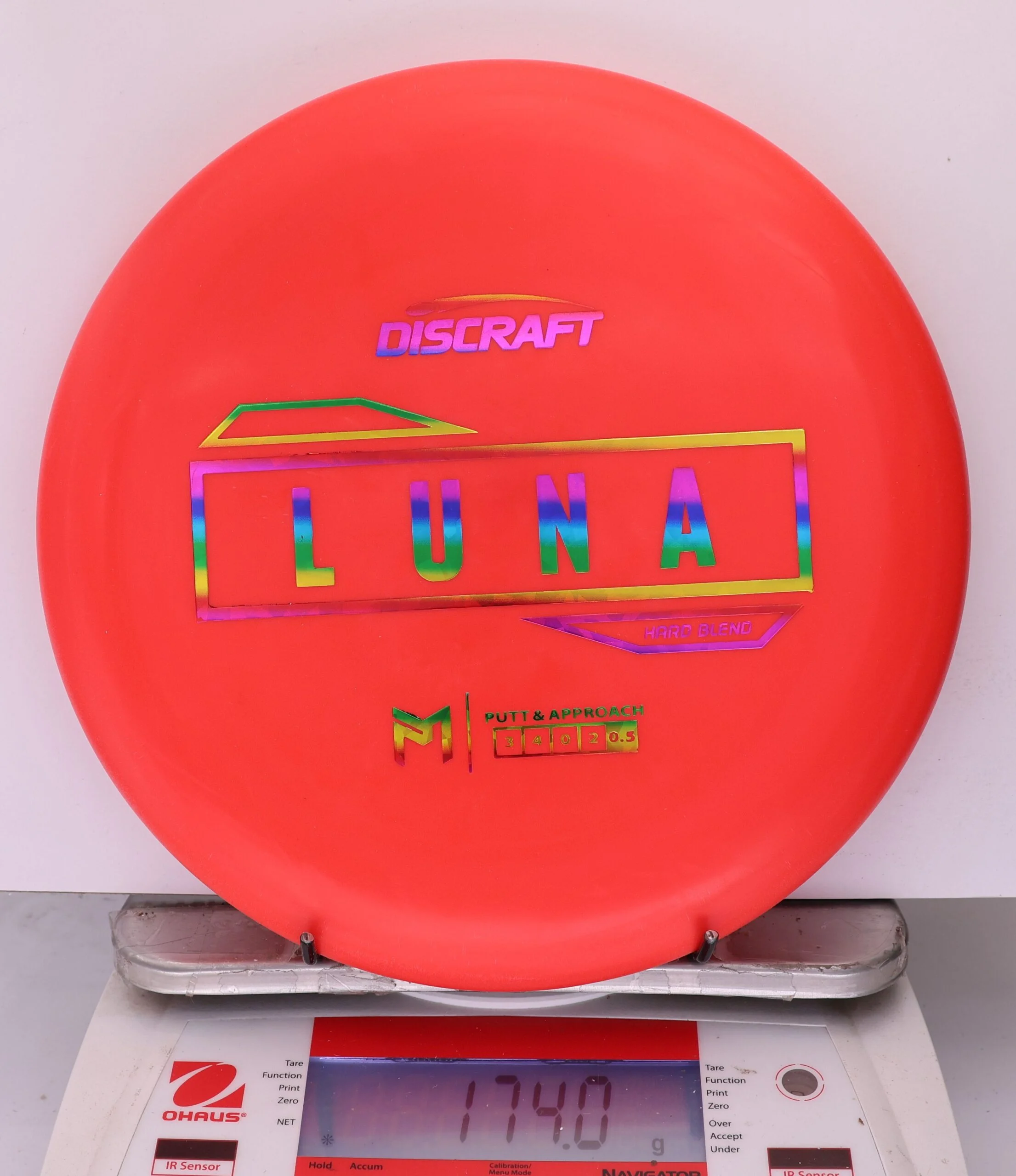 886986 Putter Line Hard Luna, Paul McBeth - #327 Red, 174