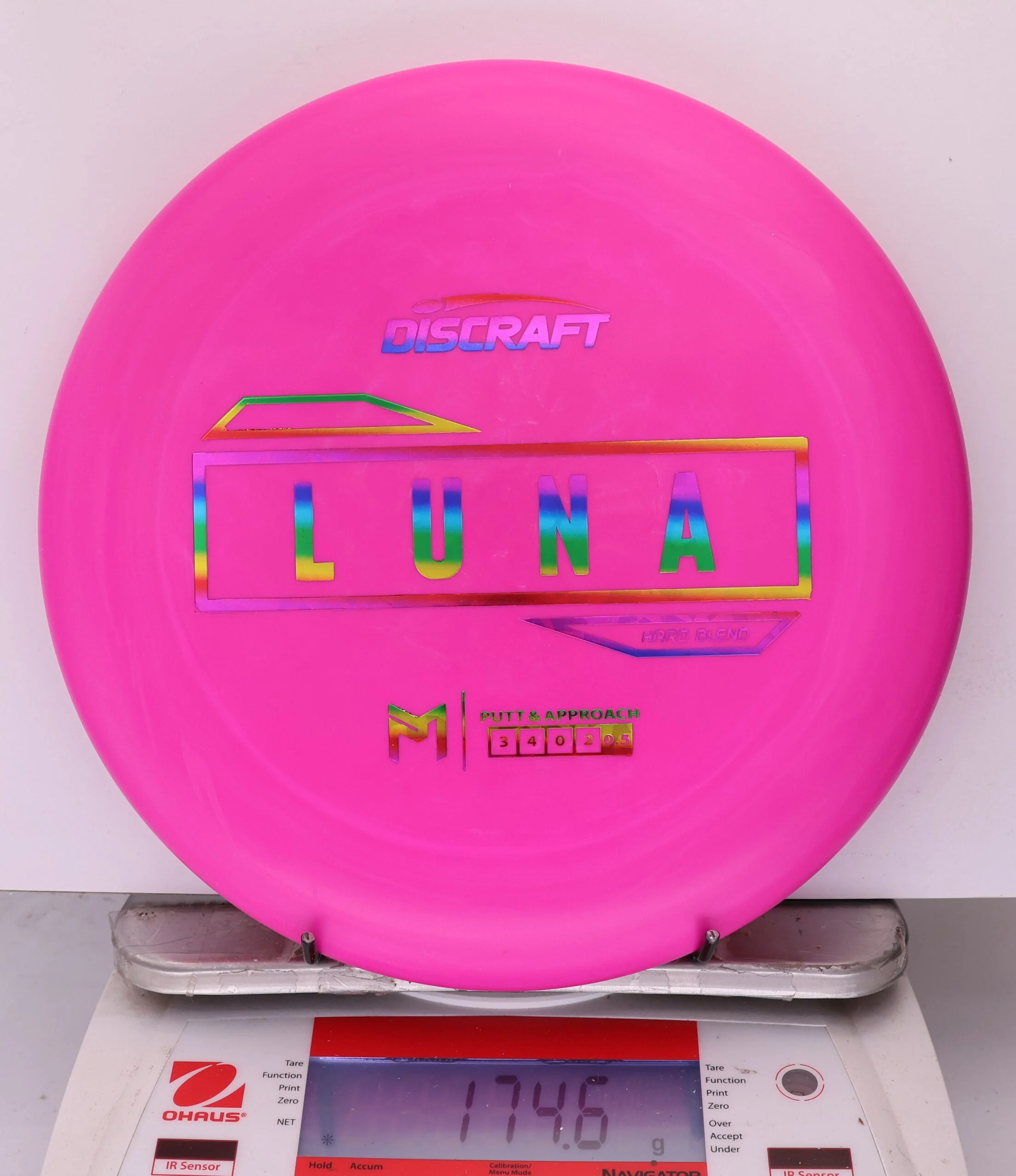 887007 Putter Line Hard Luna, Paul McBeth - #333 Pink, 175