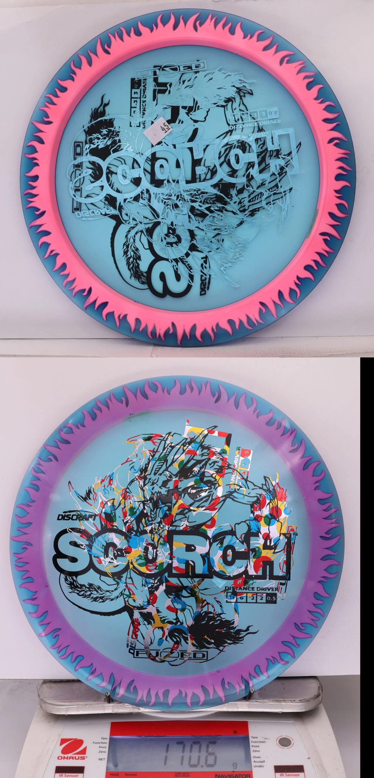 889923 X-Out FuZed Line Scorch - Flames - #45 Blue-Pink, 171