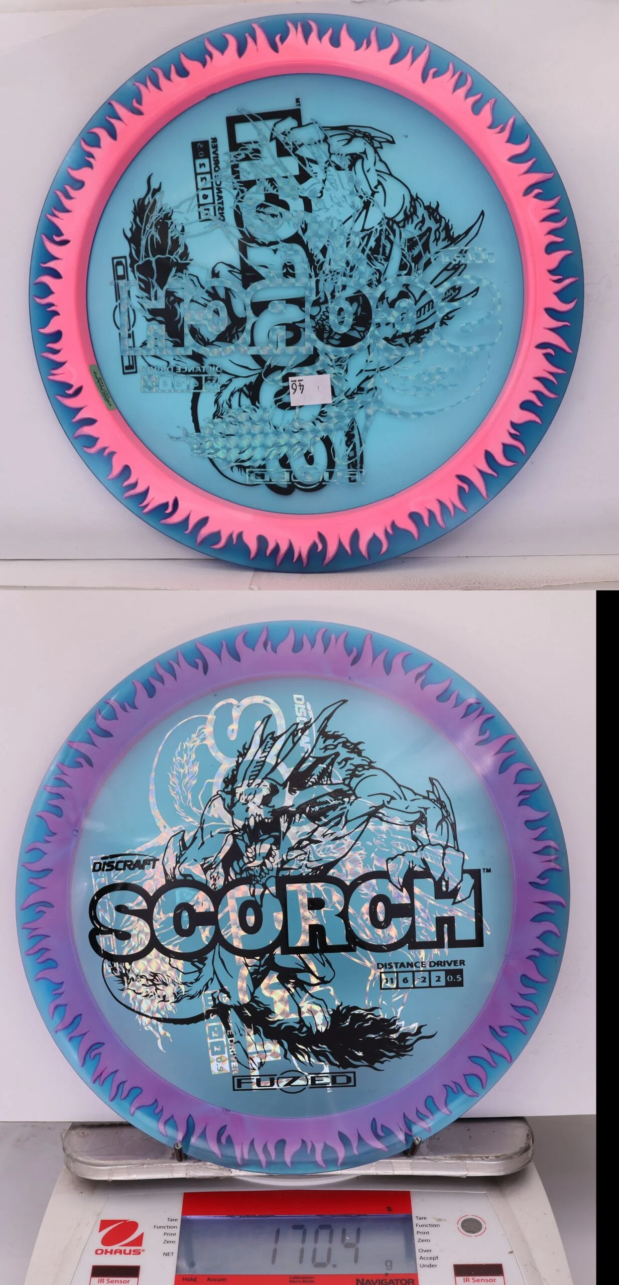 889924 X-Out FuZed Line Scorch - Flames - #46 Blue-Pink, 170