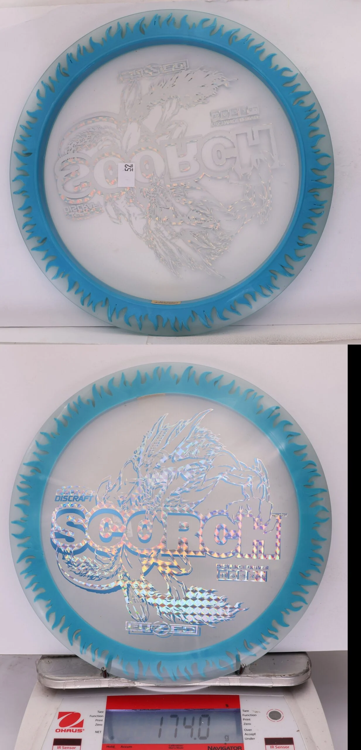 889943 X-Out FuZed Line Scorch - Flames - #52 Clear-Blue, 174
